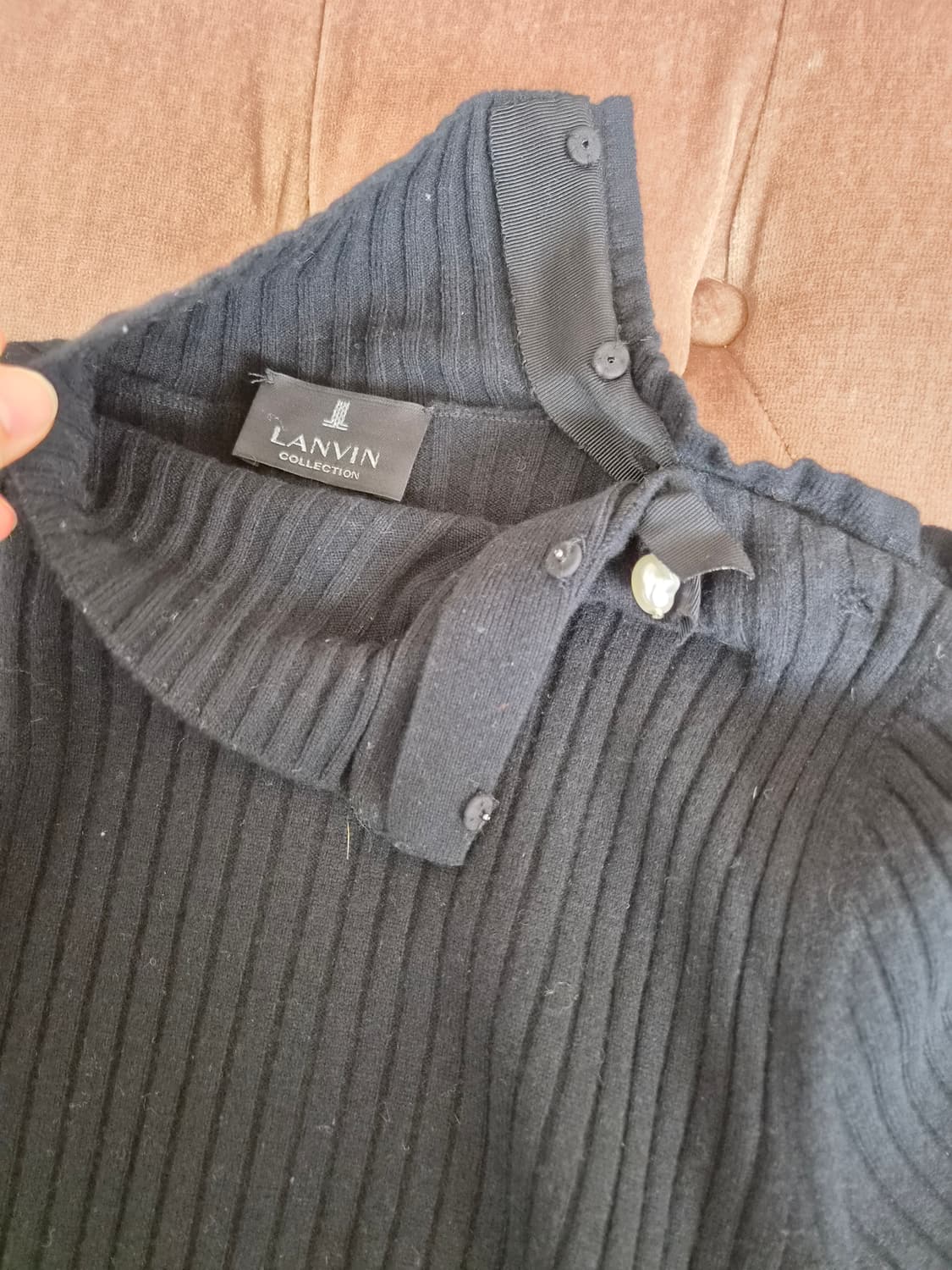 랑방 Lanvin 여성 캐시미어터틀넥니트 90사이즈 상품이미지6
