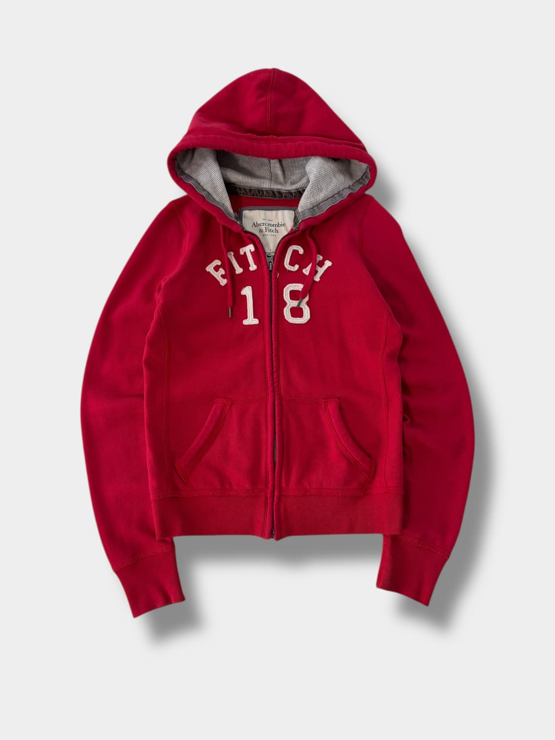 아베크롬비 00‘s 빈티지 패치워크 스웻 후드집업 상품이미지1