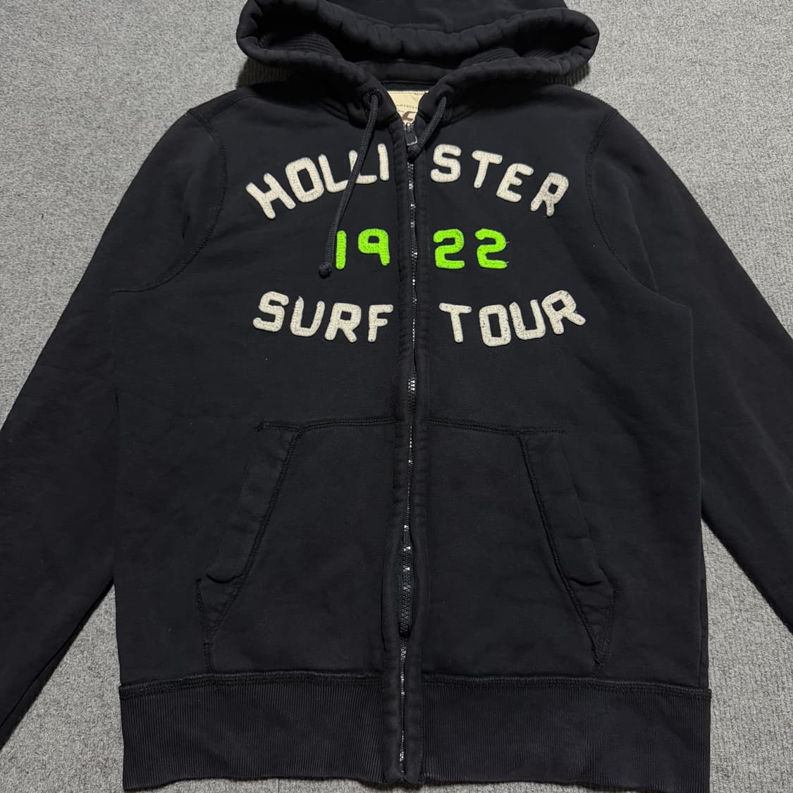 홀리스터 블랙 후드집업 m 상품이미지2