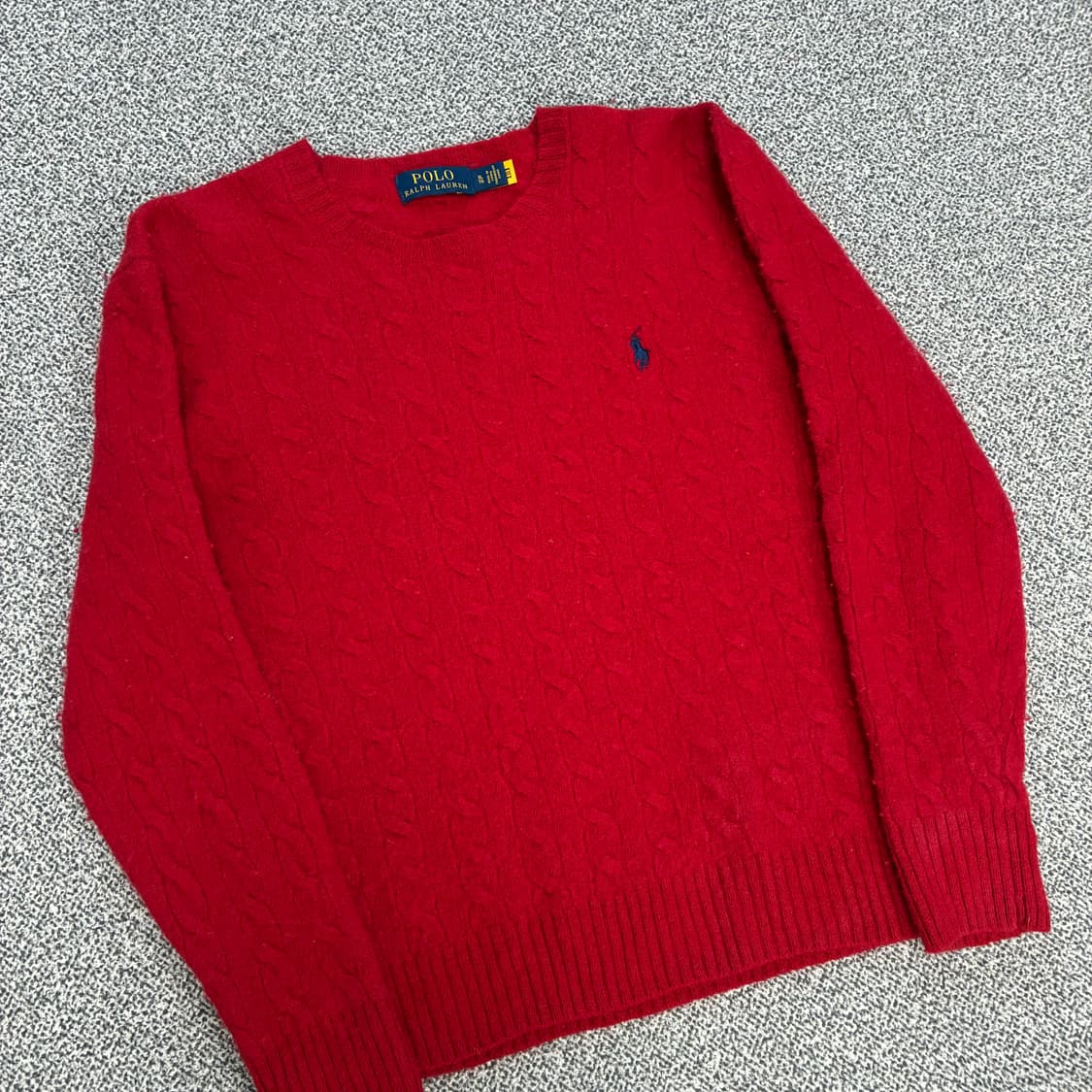 <폴로 꽈배기 니트 스웨터> No.1589 상품이미지6