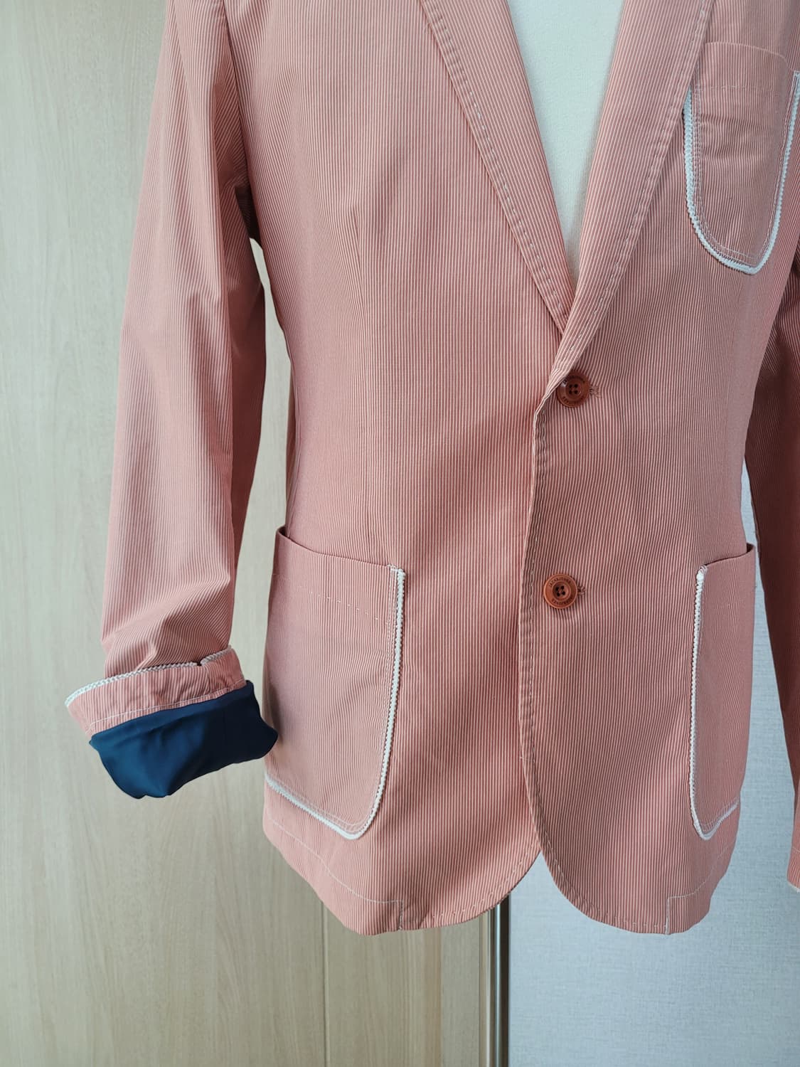 잭앤존스 Jack & Jones 남자 아웃포켓 블레이저 105 오렌지 상품이미지4