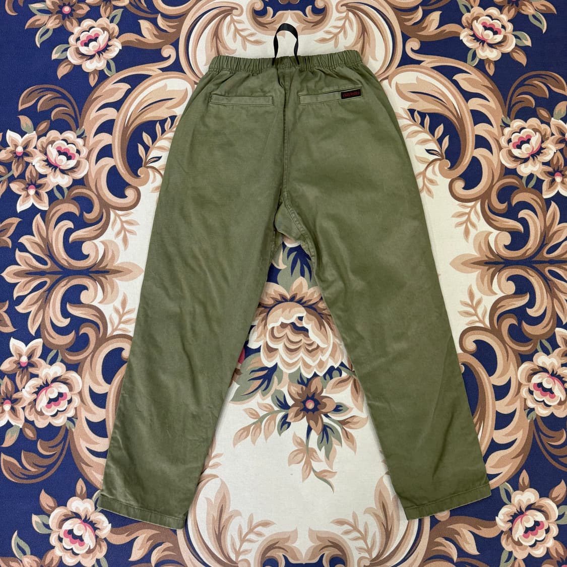 (XS)그라미치 Gramicci 코튼 밴딩팬츠(올리브) 상품이미지5