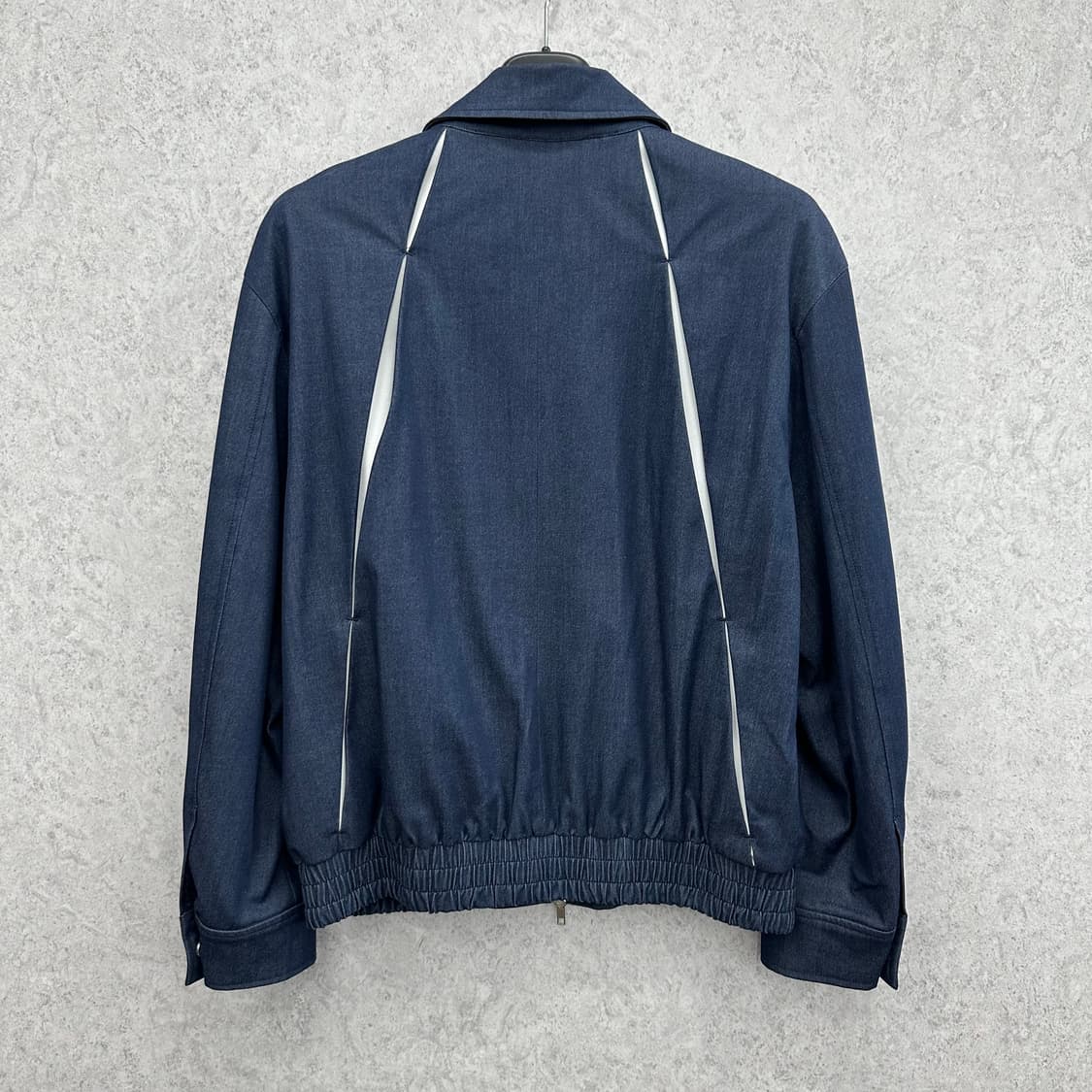 95 미나브 남자 다이애그널 브릿지 블루종 자켓 상품이미지2