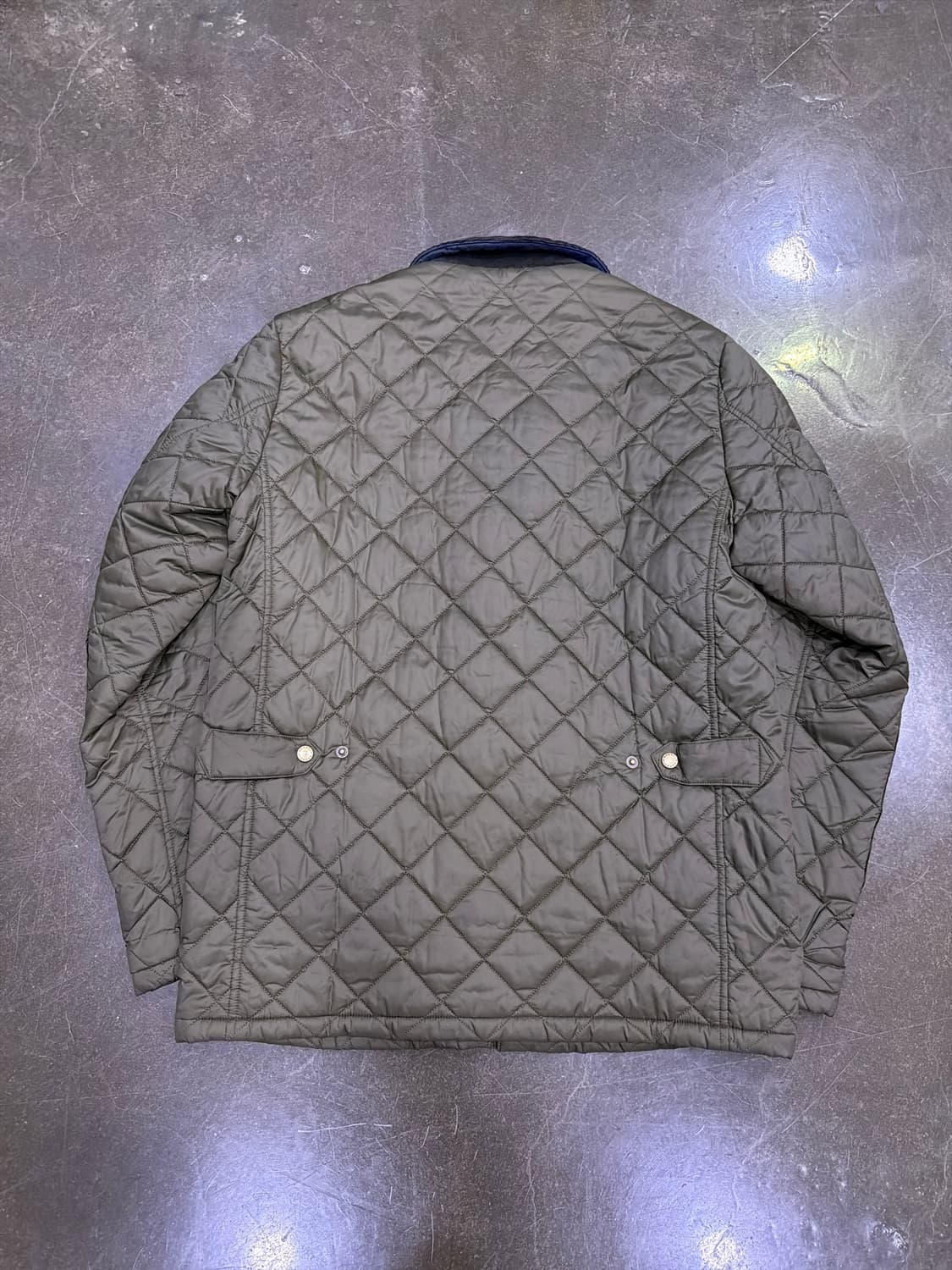 바버 디글 퀼팅 자켓 올리브 그린 M 상품이미지2