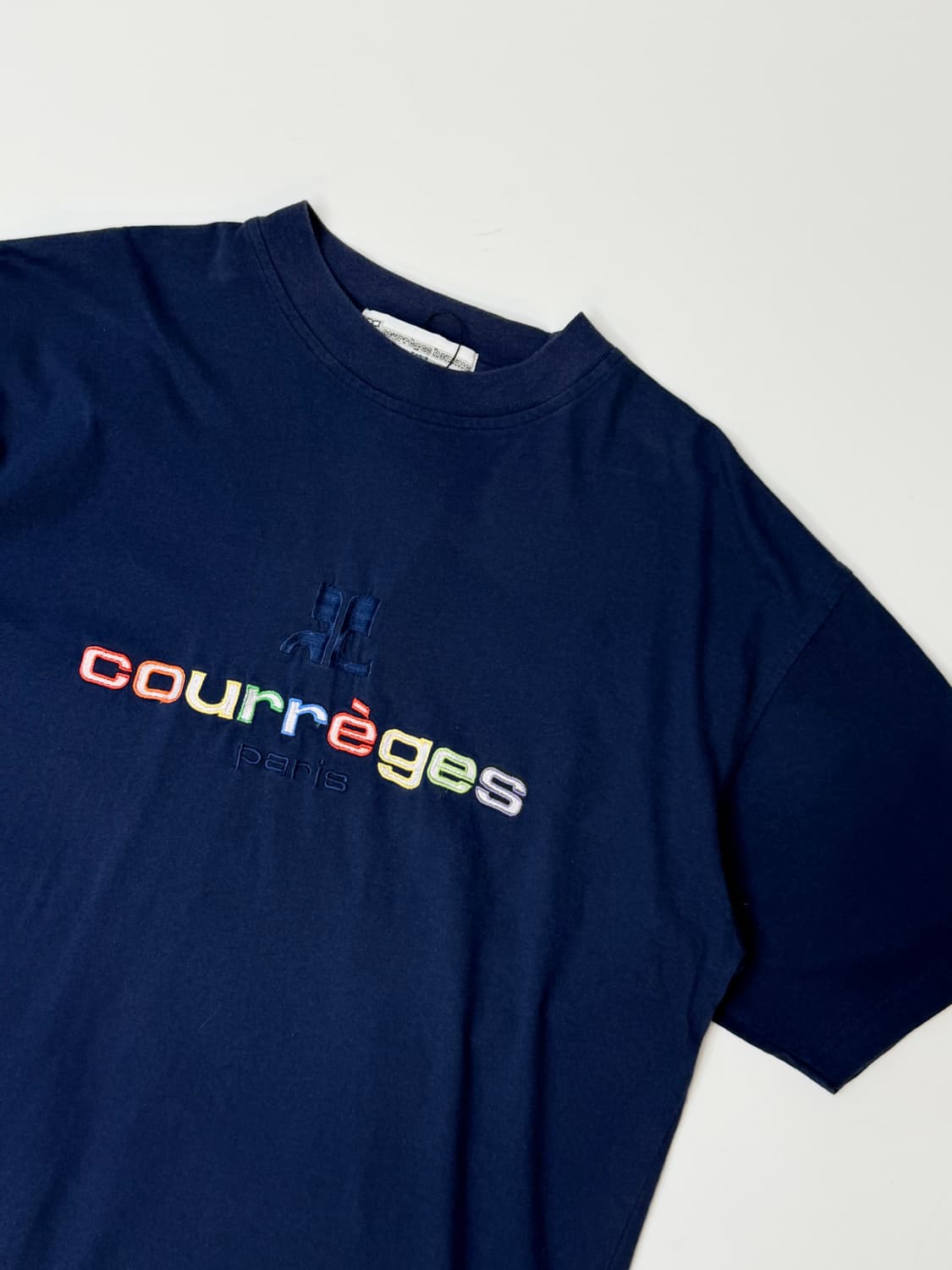 Courreges 꾸레쥬 로고 반팔 티셔츠 상품이미지1