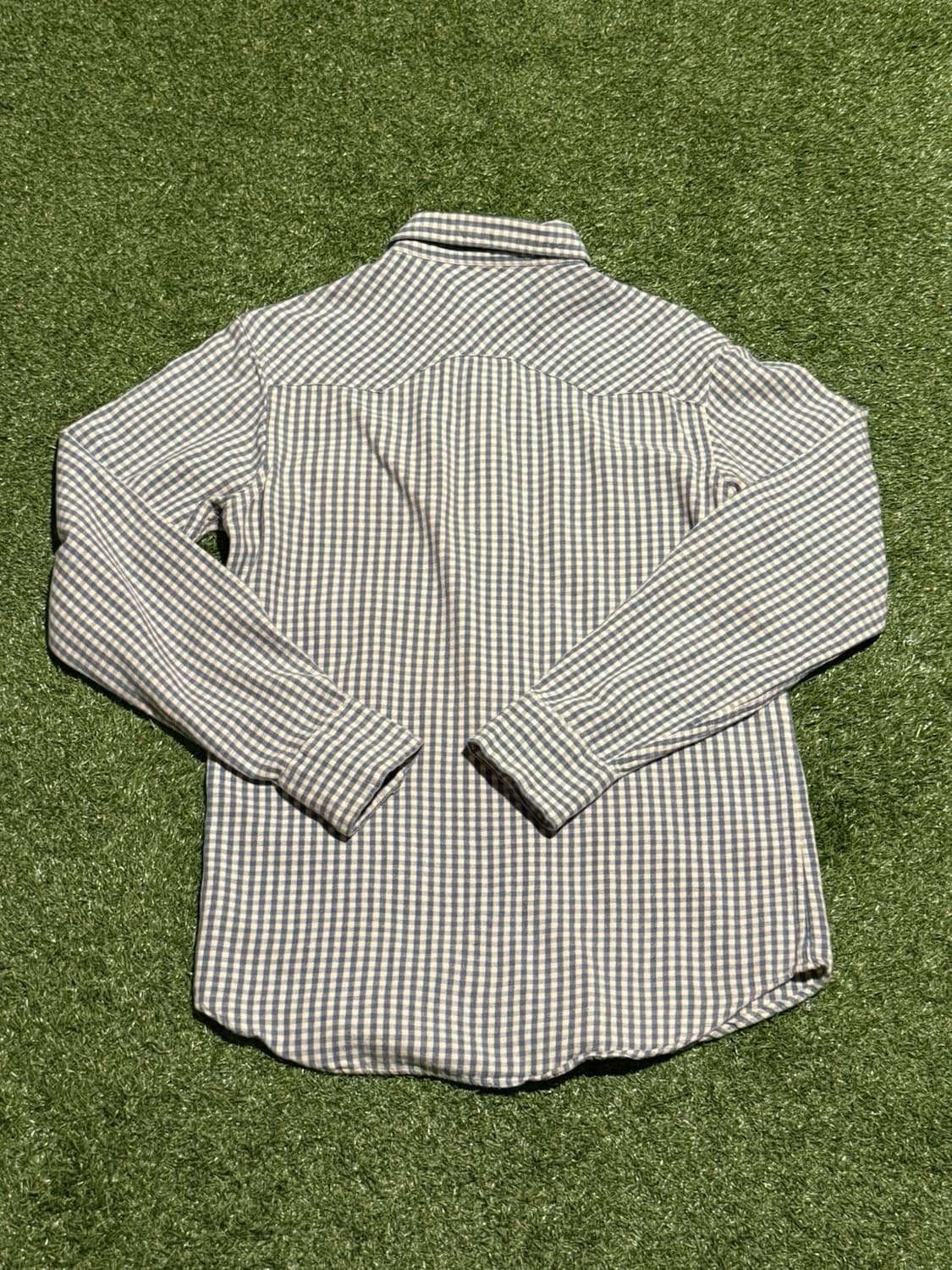 RRL 더블알엘 깅엄 체크 웨스턴 셔츠 상품이미지7