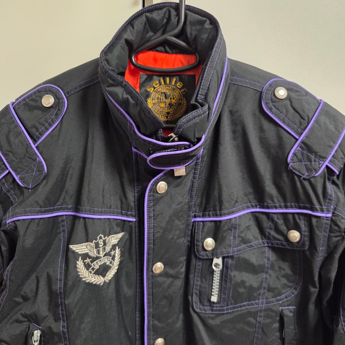 8-90s Seiller 빈티지 봄버 자켓 L(100) 상품이미지2