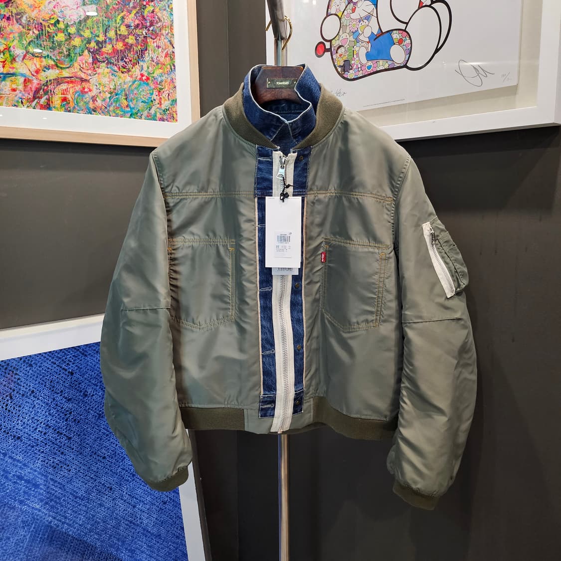 사카이 X 리바이스 데님 나일론 트윌 리버시블 자켓 상품이미지1