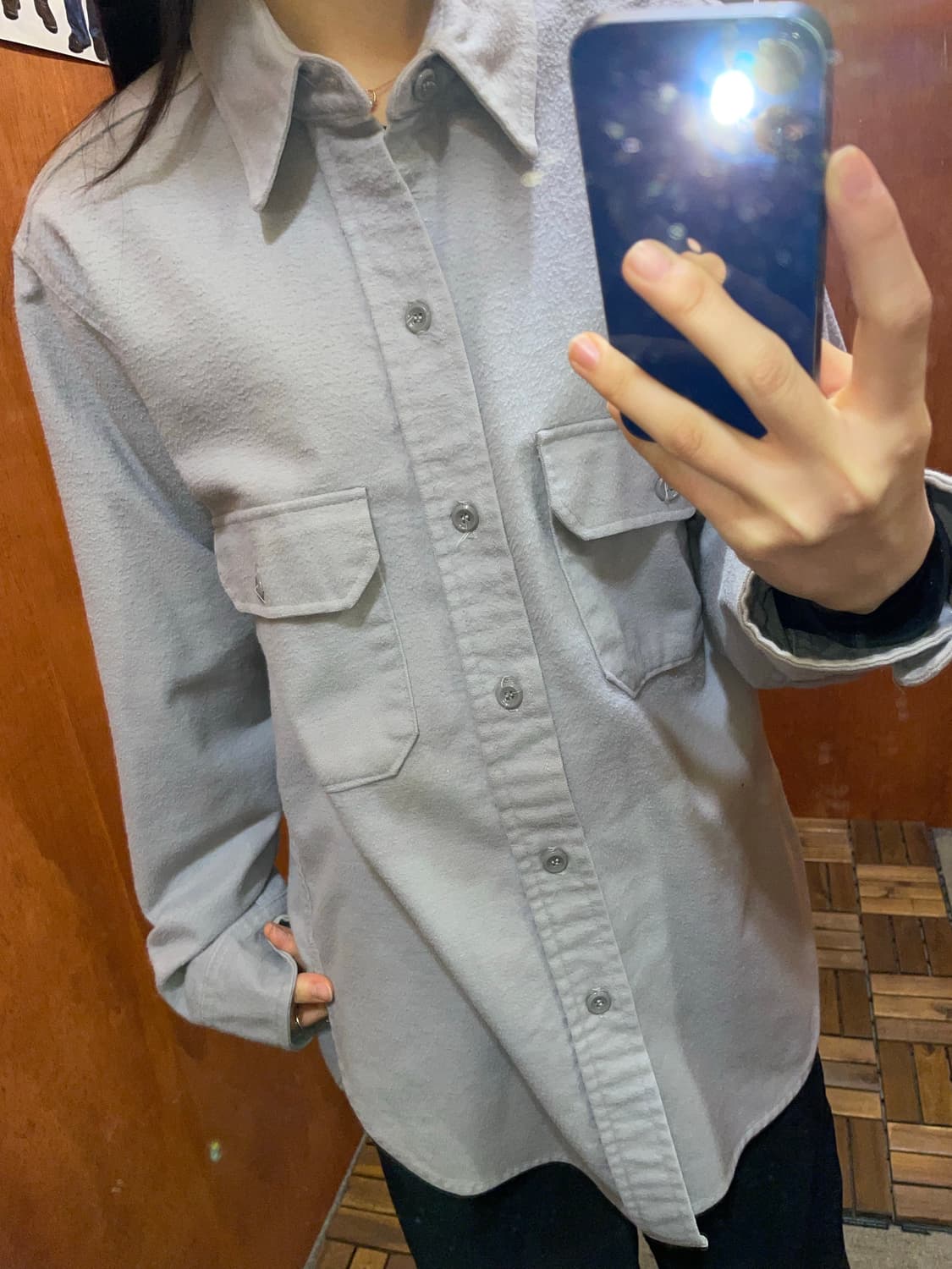 USA Woolrich 울리치 코튼 워크 셔츠 상품이미지2