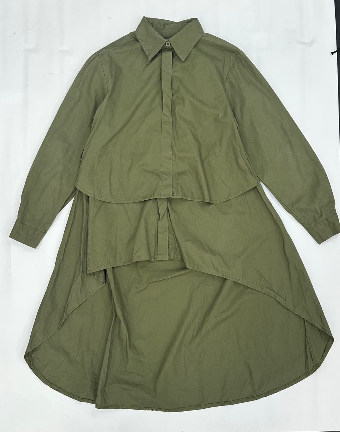 🖤블랙&카키 마계 지뢰계 바선생 언발 코디세트🖤 셔츠 레어 고스로리 상품이미지3