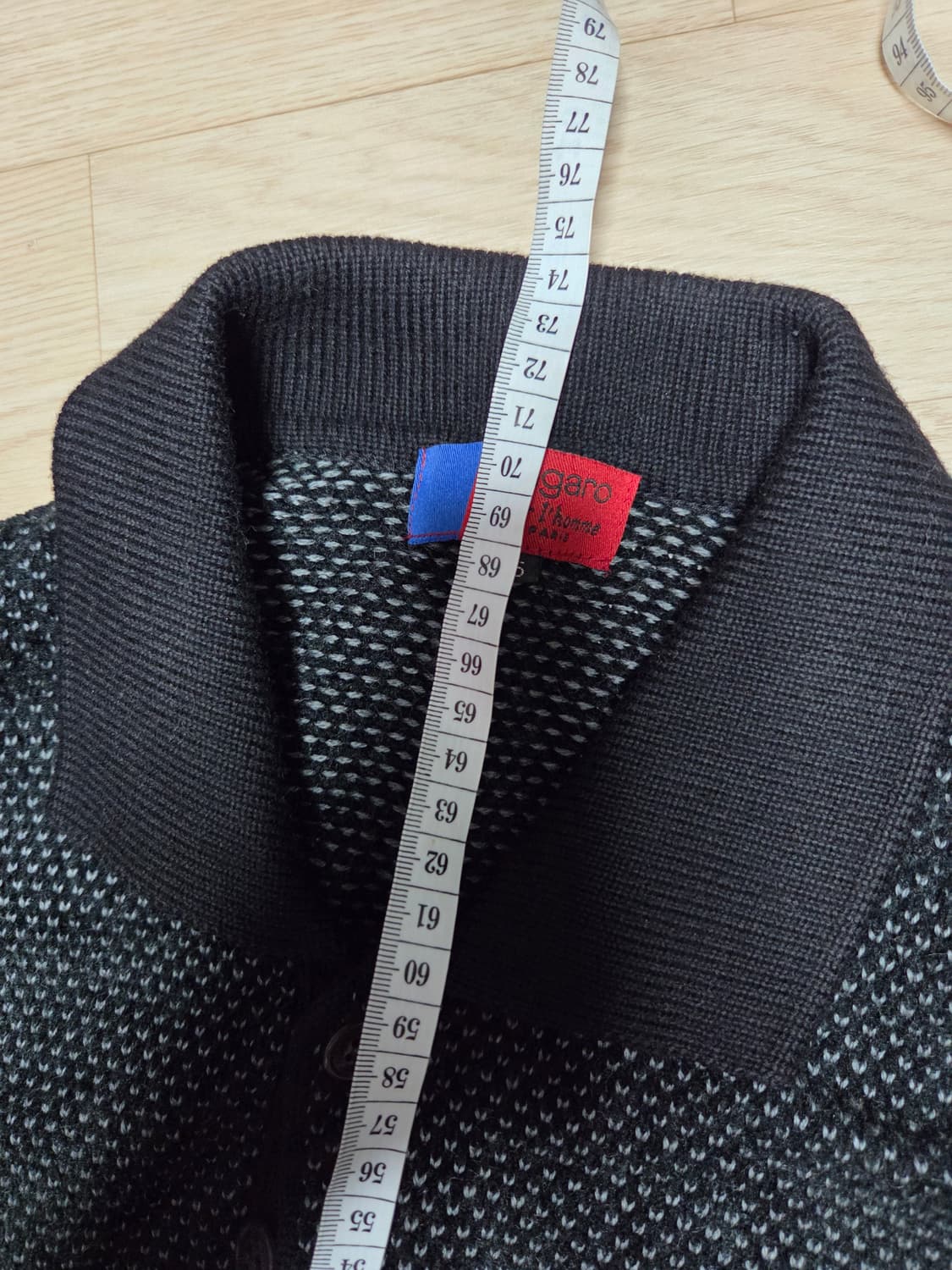 UNGARO PARIS 울 카라 니트 블랙  상품이미지9