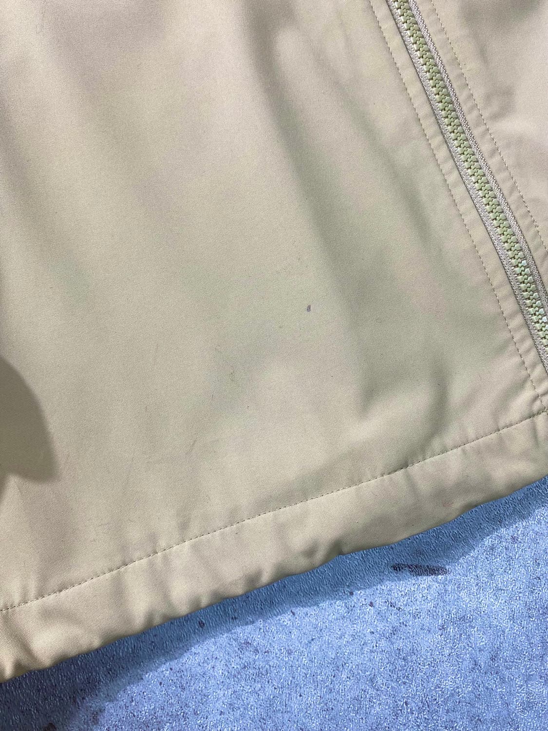 [95] 90s YSL 입생로랑 베이지 폴리쉘 블루종 자켓 상품이미지3