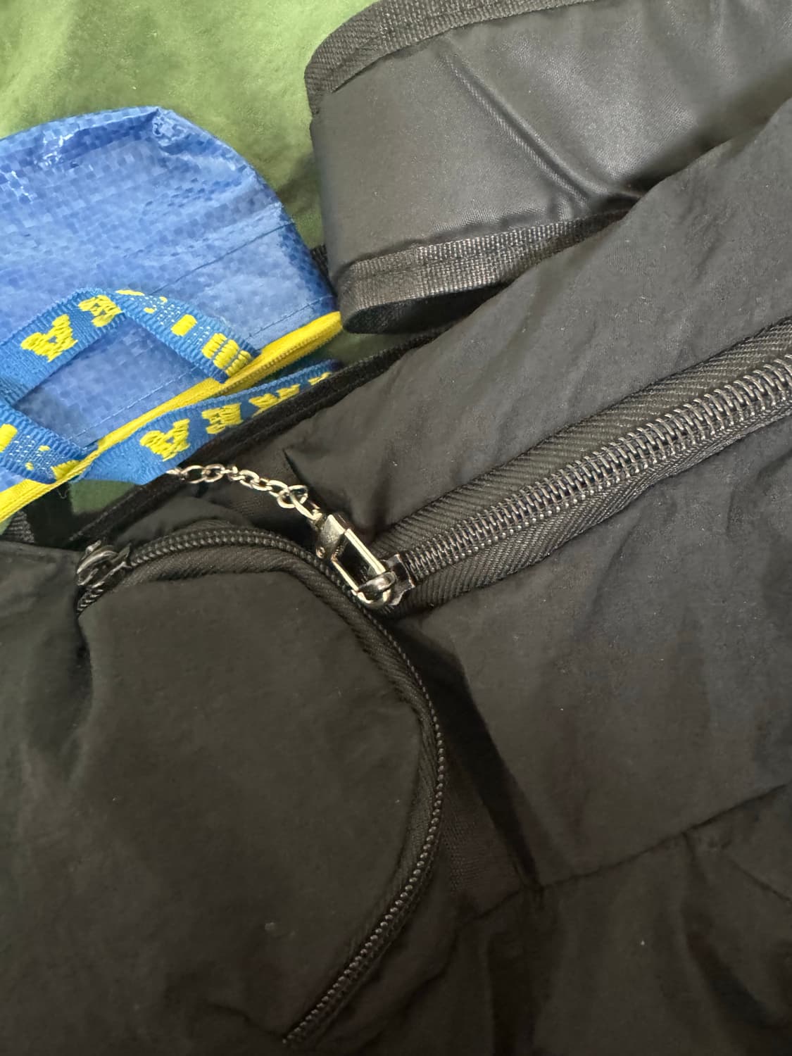 미스치프 블랙 나일론 백팩 상품이미지2