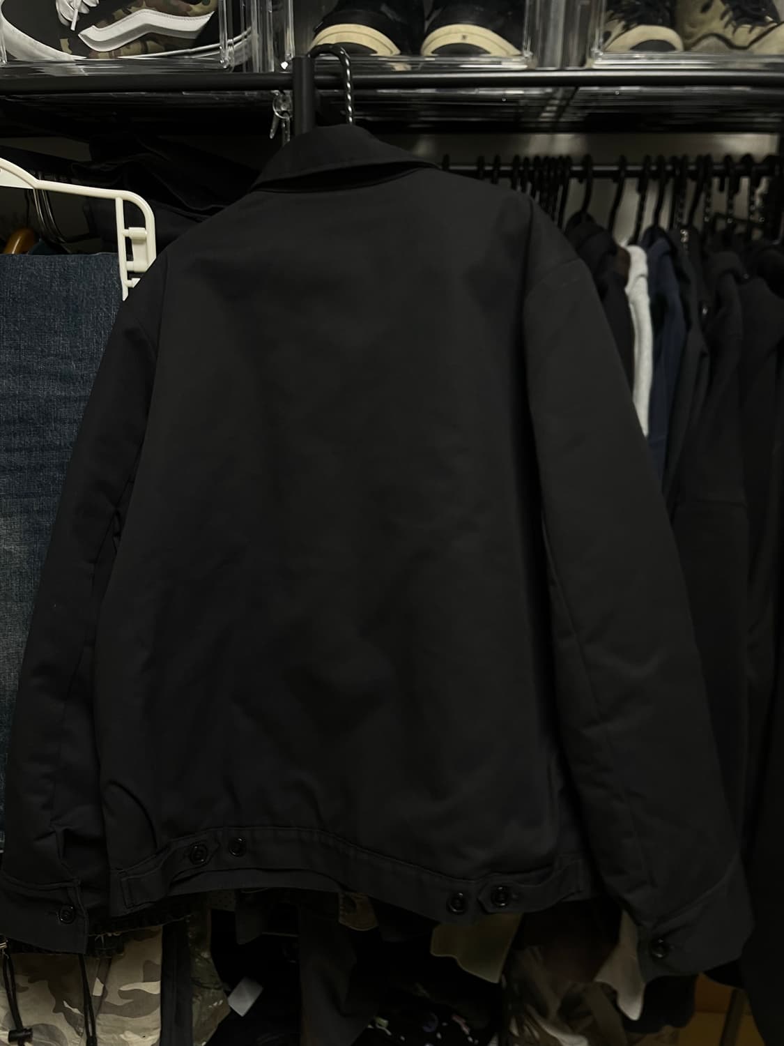 인슐레이티드 아이젠하워 레귤러핏 워크 재킷 Black 상품이미지5