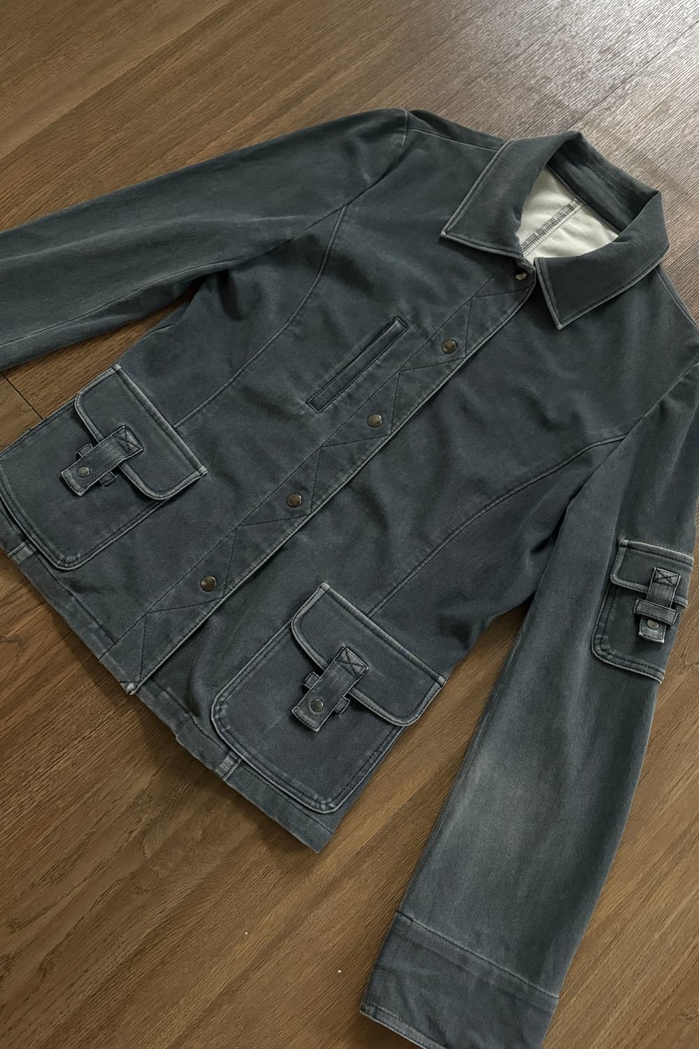 Utility Multi-Pocket Denim Jacket 상품이미지5