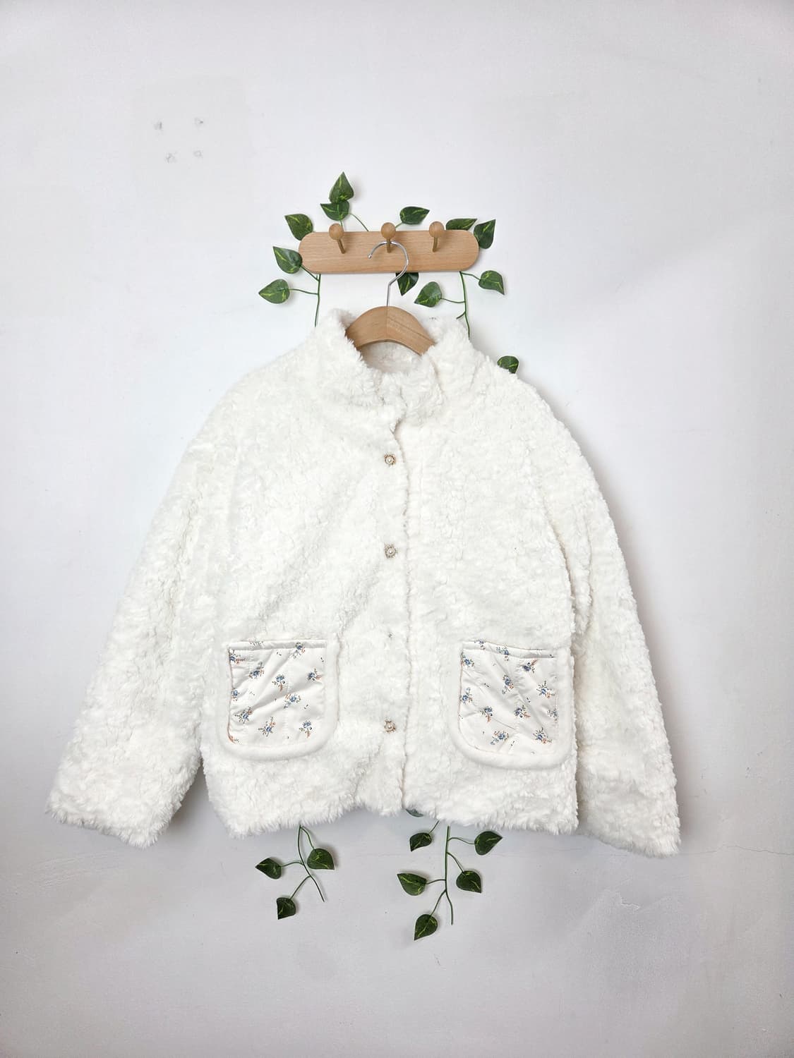 잔꽃 퍼 리버시블 자켓 상품이미지6