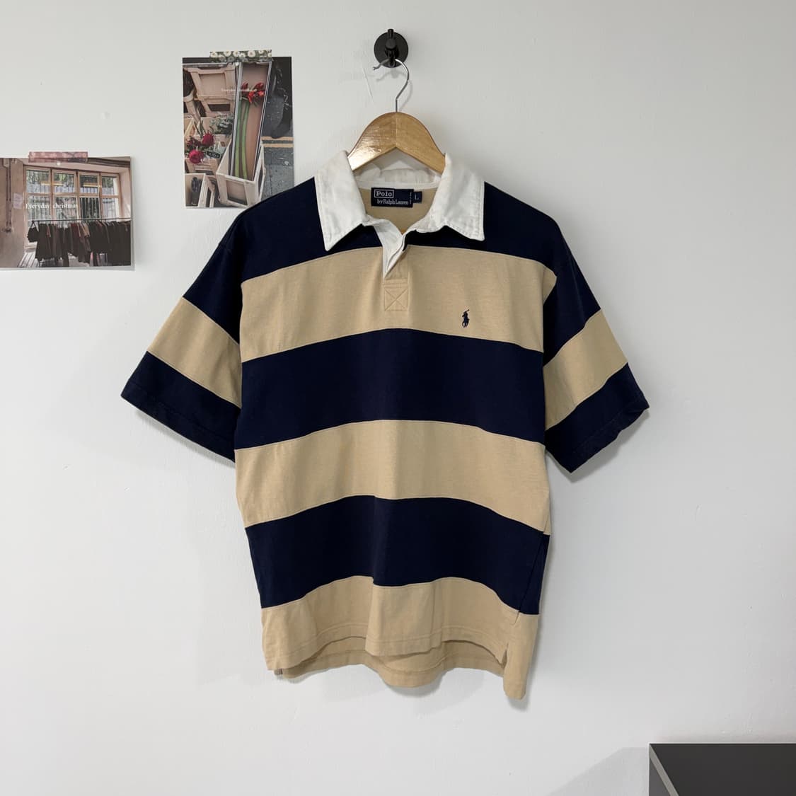 [L] 90s 폴로 랄프로렌 반팔 럭비티 상품이미지1