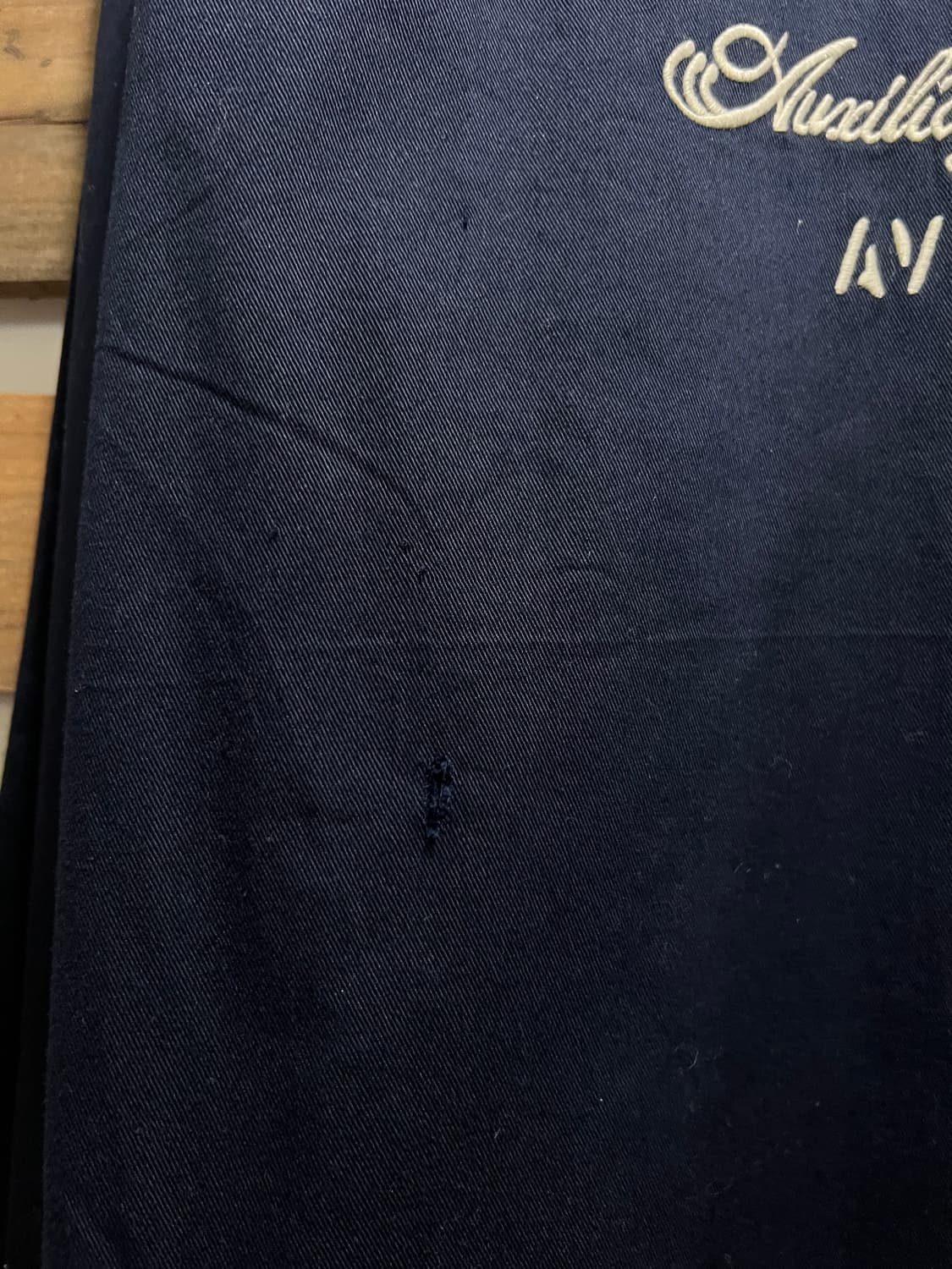 [L]AVIREX 아비렉스 USN SEA WOLF 블랙 밀리터리 셔츠 상품이미지8