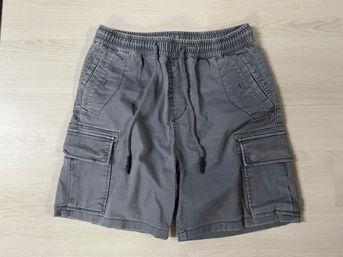 버커루 카고 쇼츠 그레이 상품이미지1