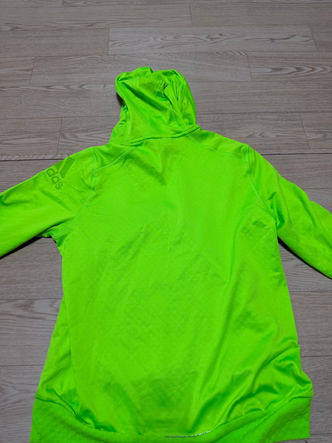 아디다스 러닝 기모 후드티 상품이미지4