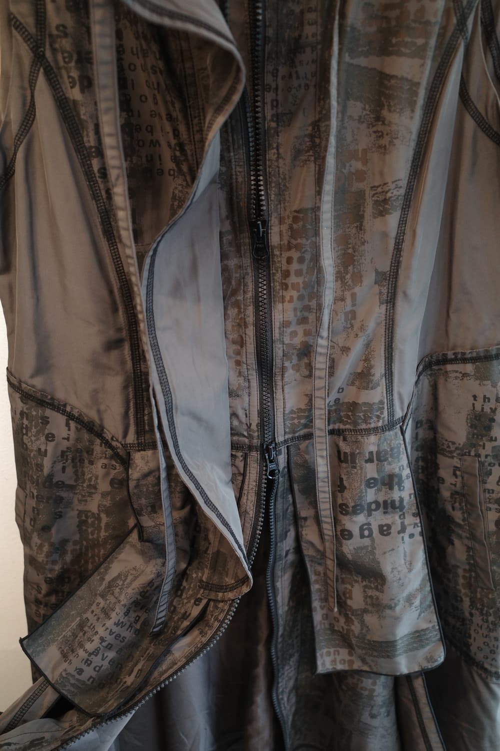 Japan brand 유니크 패턴 집업 원피스 상품이미지5