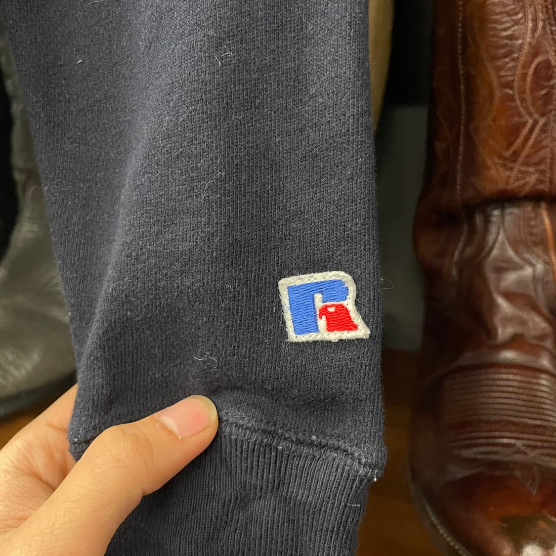 90s 러셀 아틀레틱 프린팅 스펠 아웃 맨투맨 스웻 셔츠 N397 상품이미지6