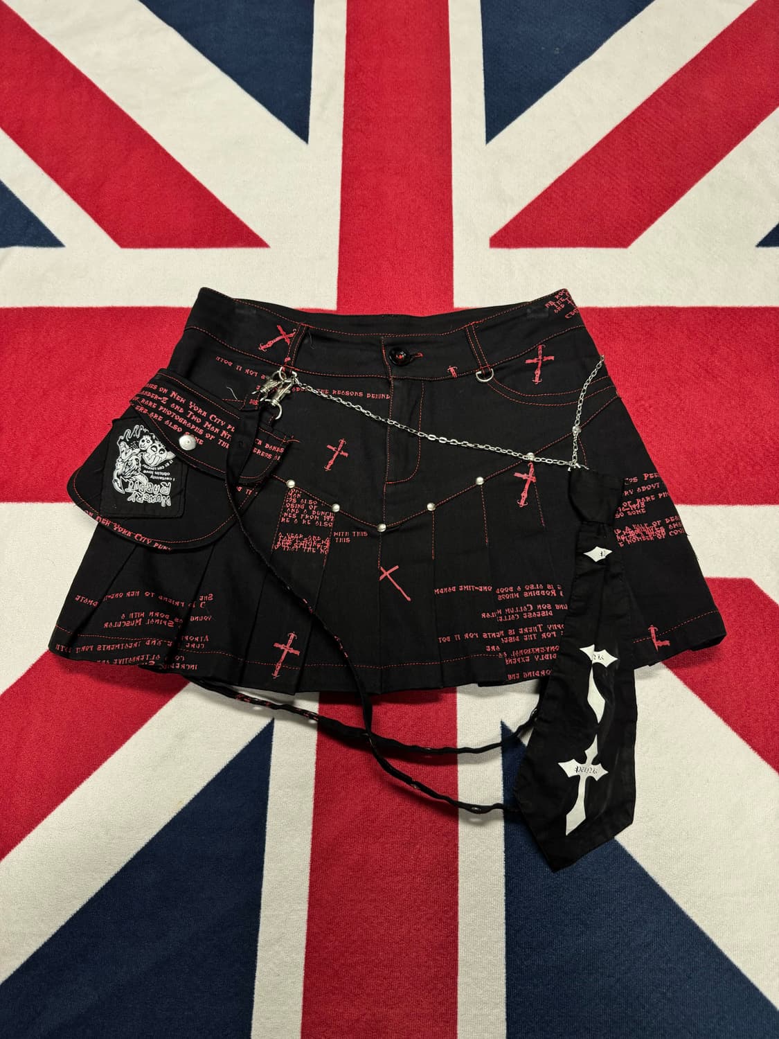 나나 펑크 타이 스커트 상품이미지1