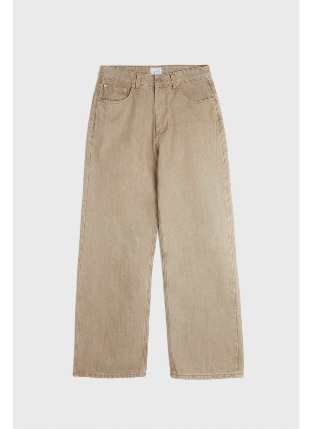 유스 youth 와이드 데님 팬츠 샌드 베이지 S사이즈 상품이미지2
