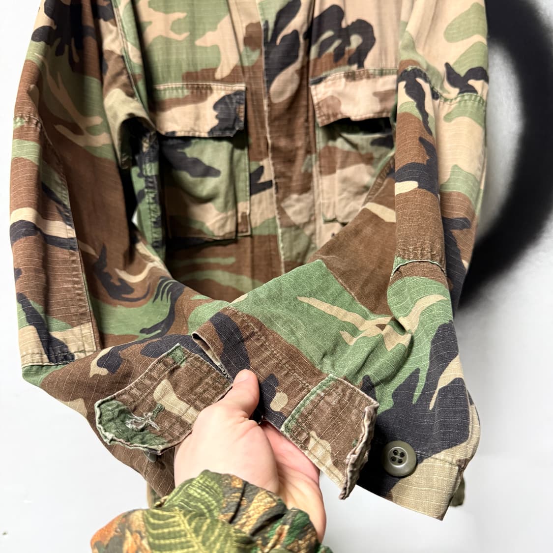 USA 밀리터리 군납 우드랜드 카모 BDU 멀티포켓 자켓 상품이미지5