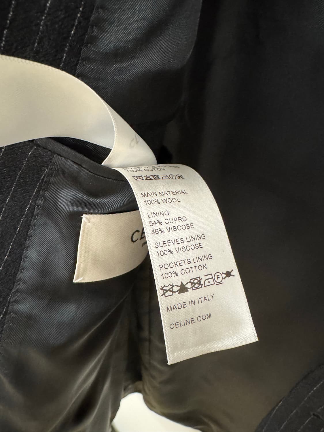 셀린느 22fw 스트라이프 수트 세트 상품이미지6