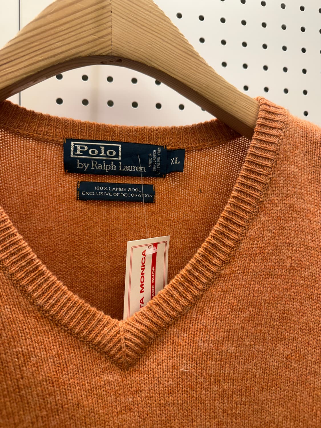 폴로 랄프로렌 램스울 브이넥 니트 U439 상품이미지4