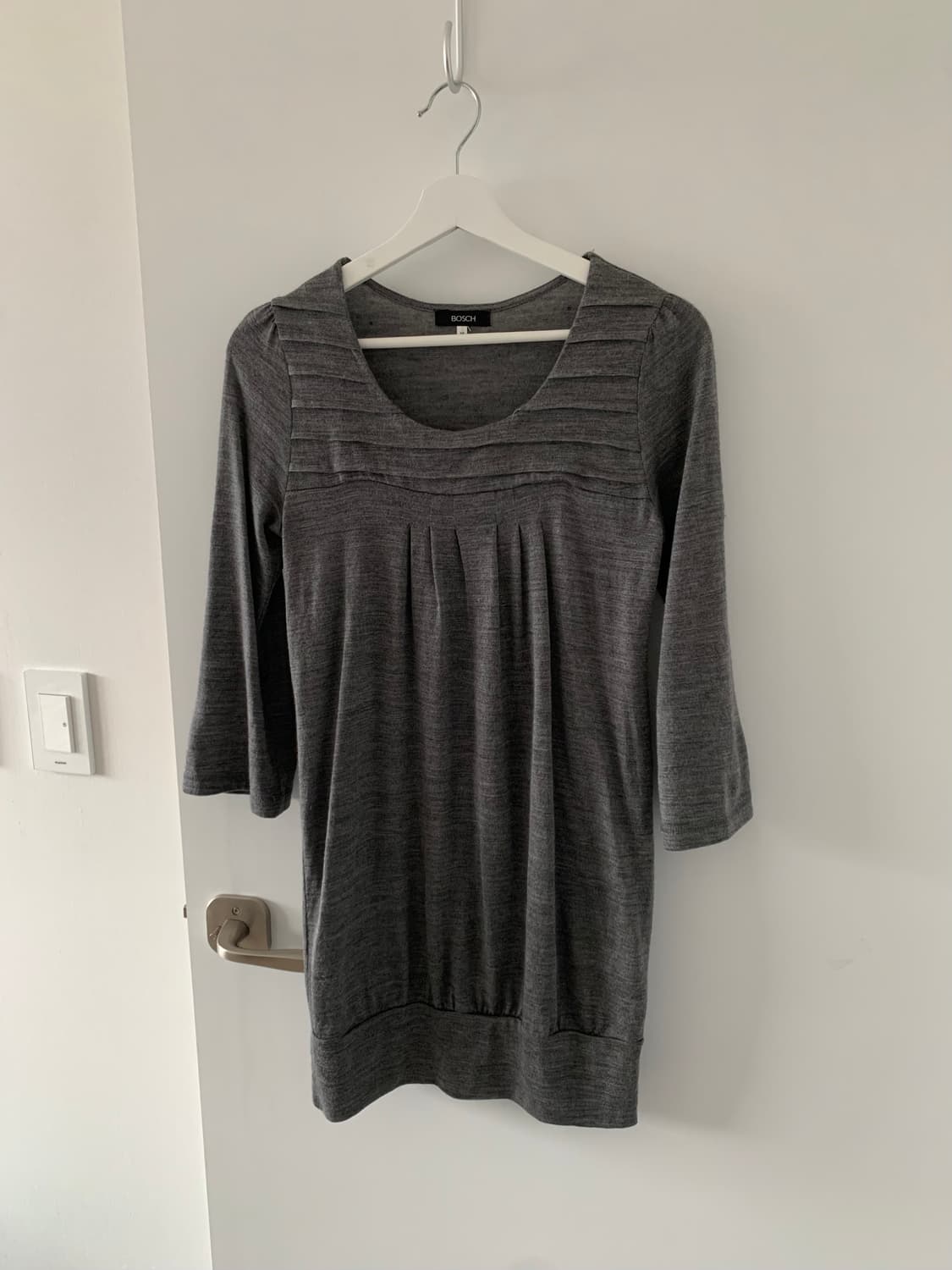 그레이 셔링 슬리브 상품이미지1