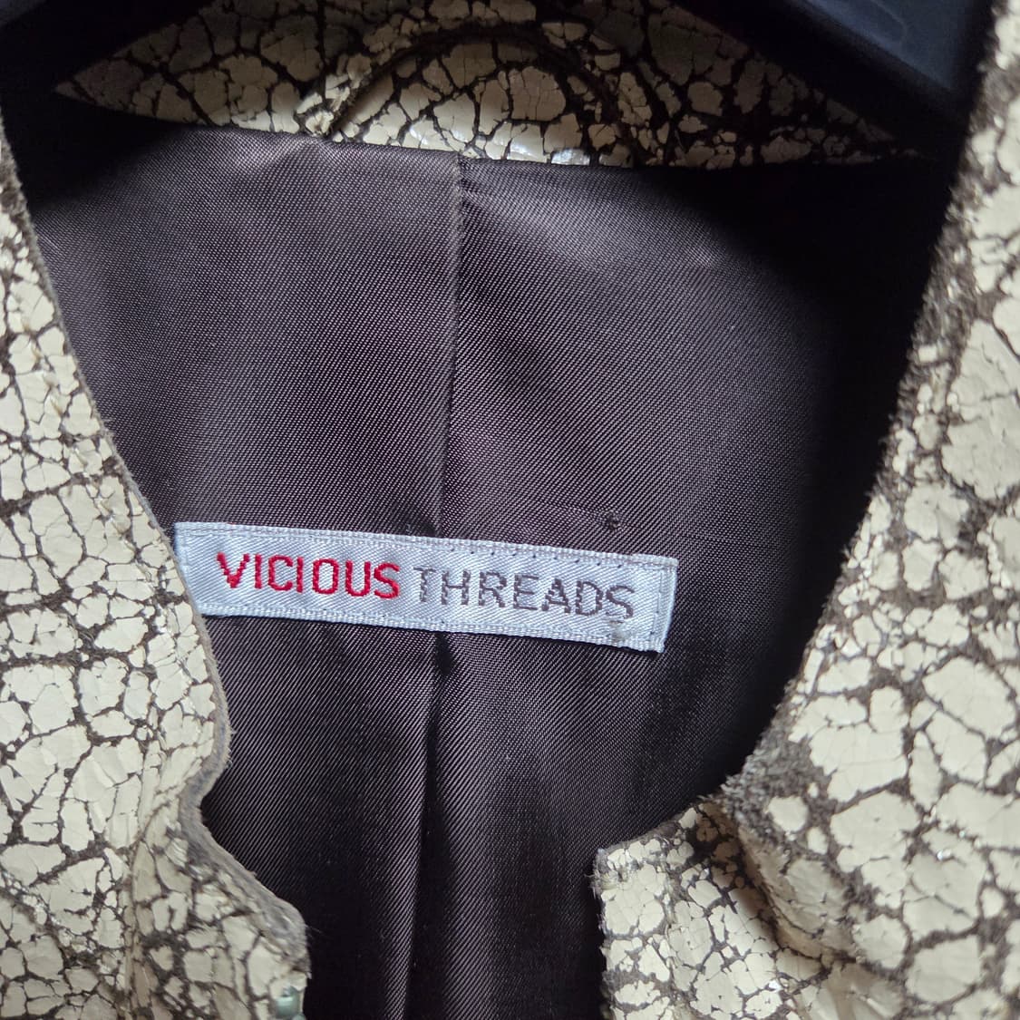 크랙 가죽 자켓 상품이미지10