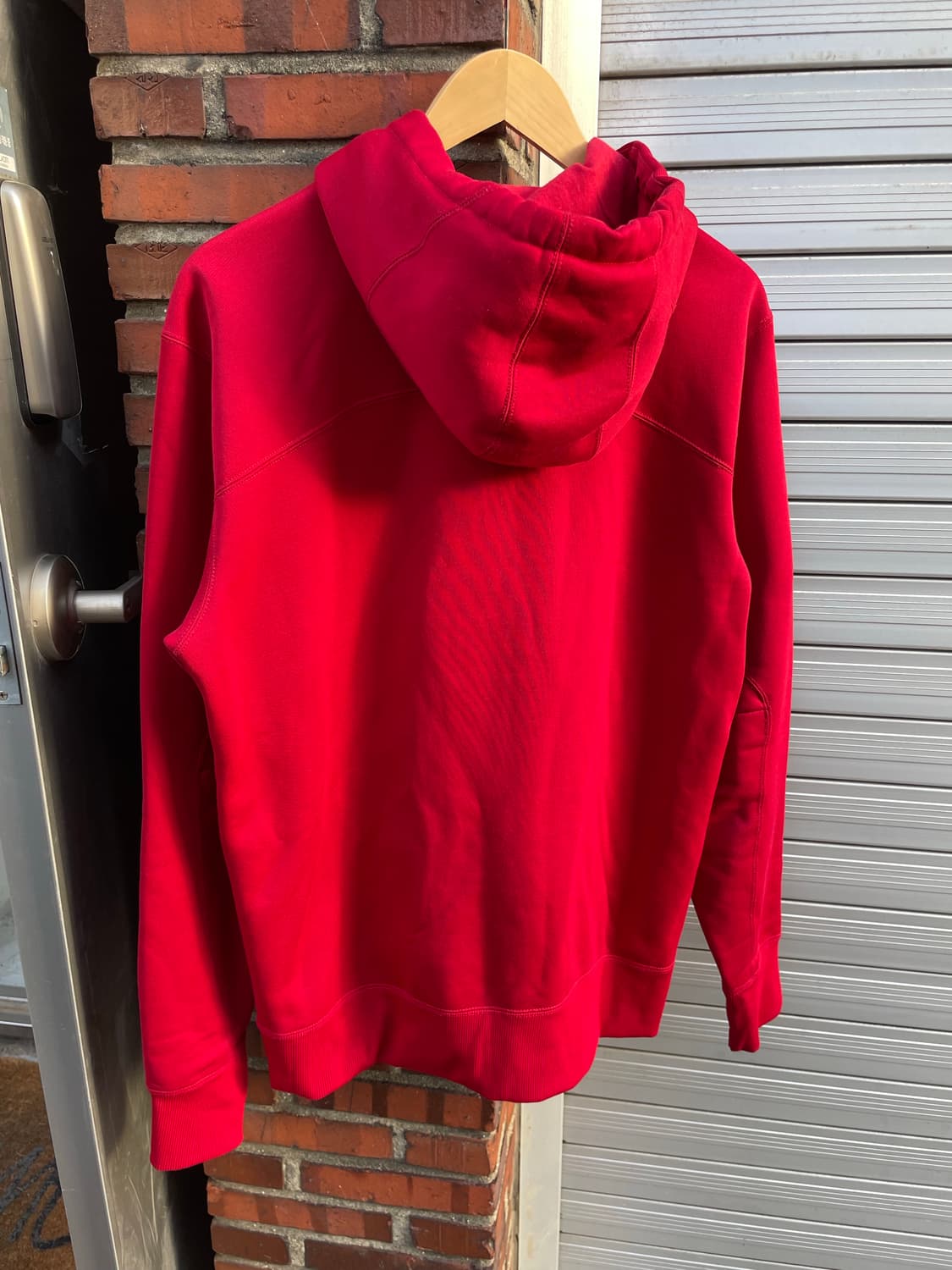 오클리 레드 핑커홀 후드집업 상품이미지7