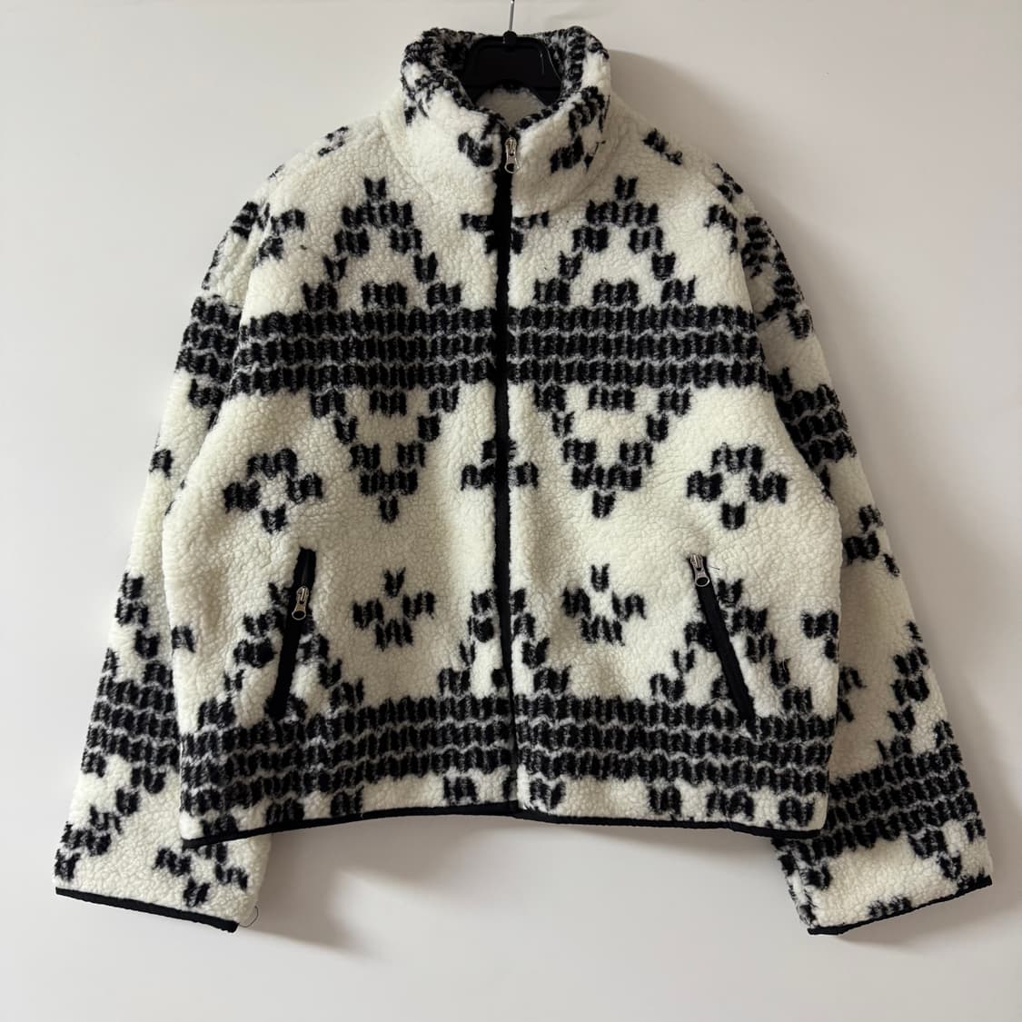 여자 겨울 뽀글이 크롭 점퍼 상품이미지1