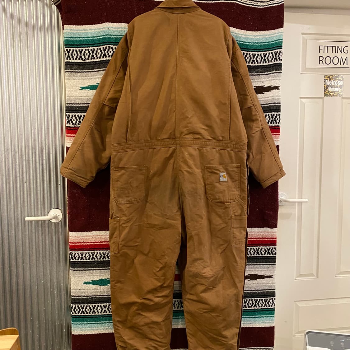 00s USA 칼하트 워크 패딩 점프슈트 상품이미지10