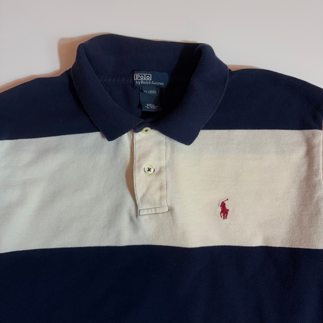 폴로랄프로렌 스트라이프 긴팔 카라티 상품이미지2