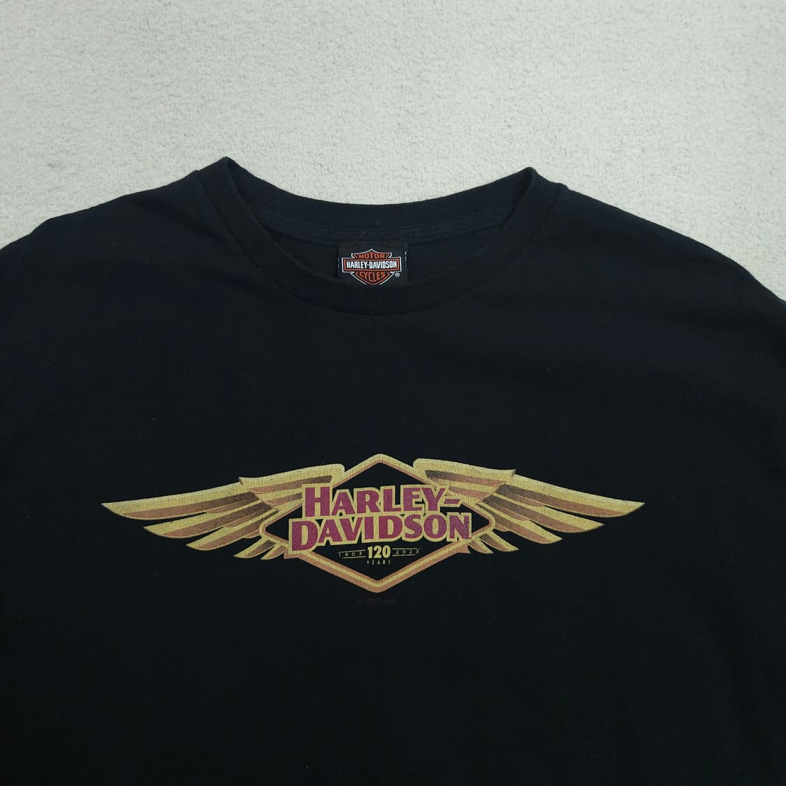 할리데이비슨 반팔티 블랙 상품이미지4