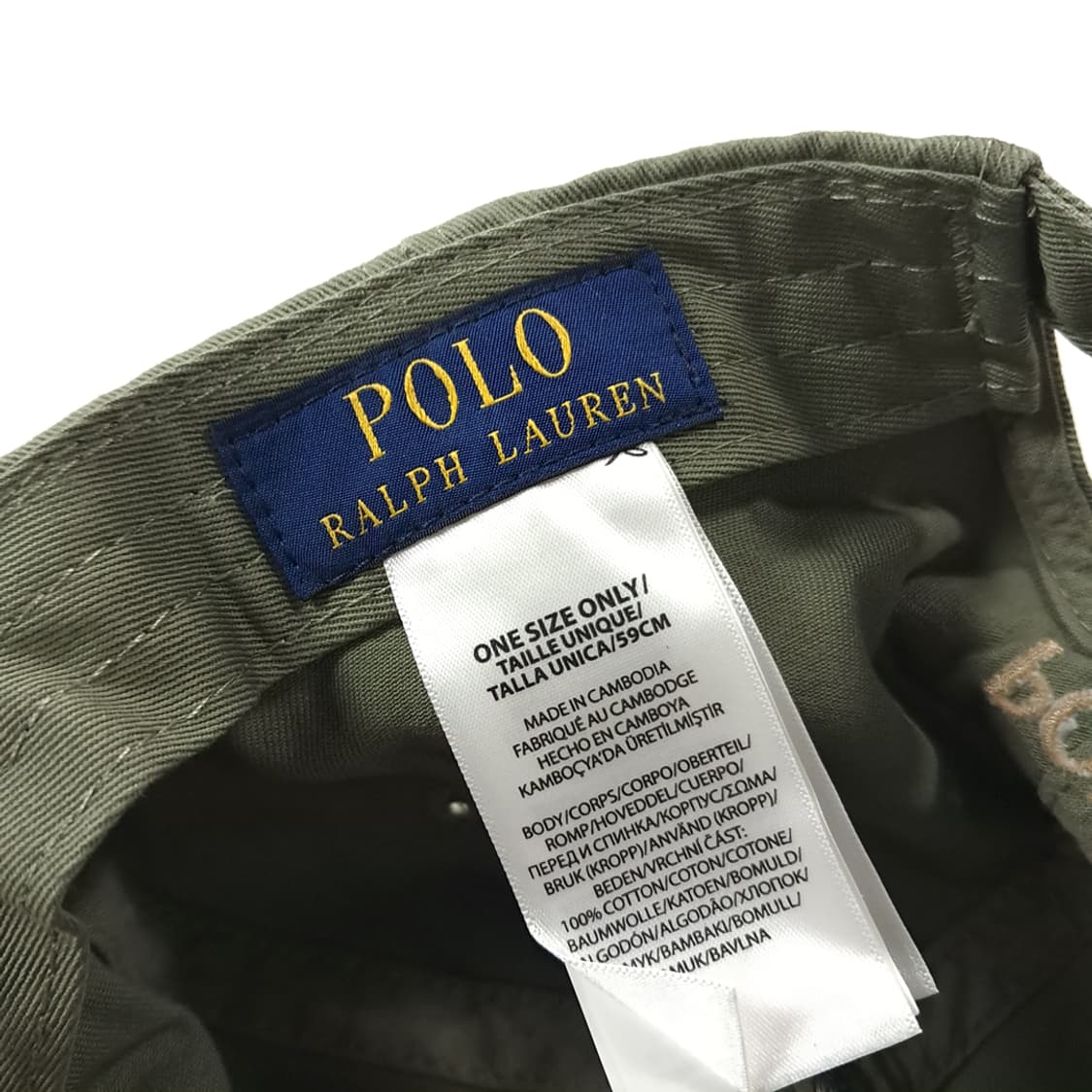 CK459 폴로 라이트브라운 포니 카키 그린 볼캡 모자 상품이미지8