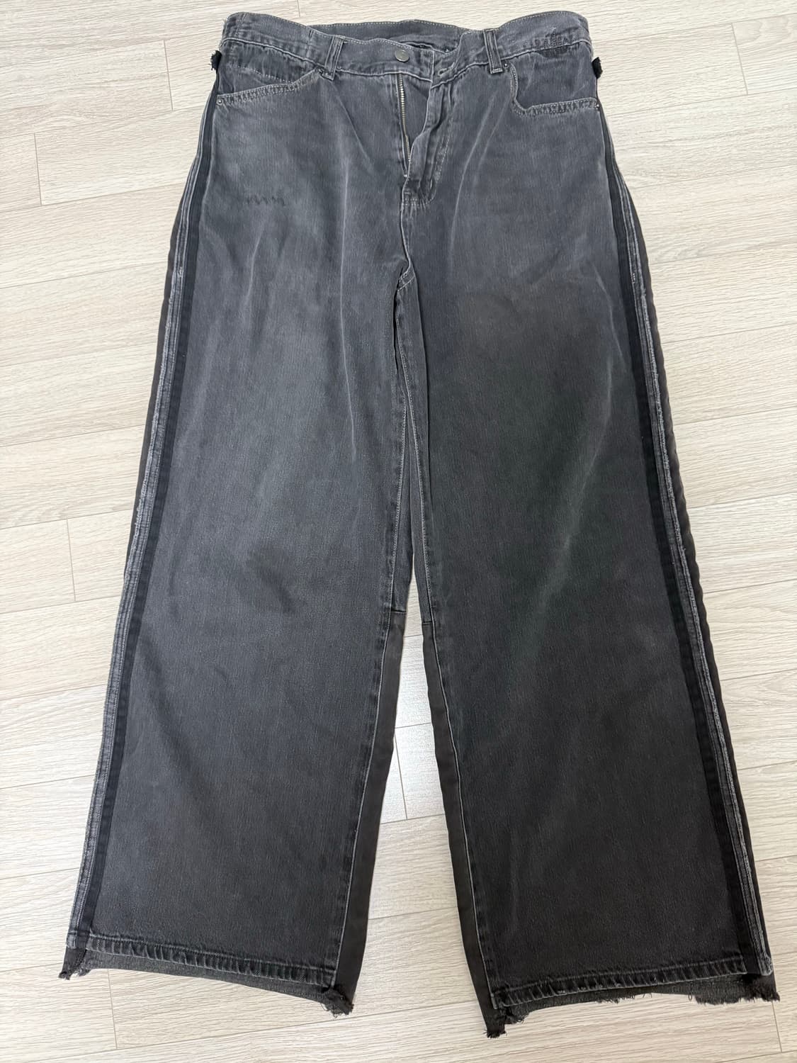 [4]폴리테루 24fw 리빌드고시마 워시드블랙 상품이미지2