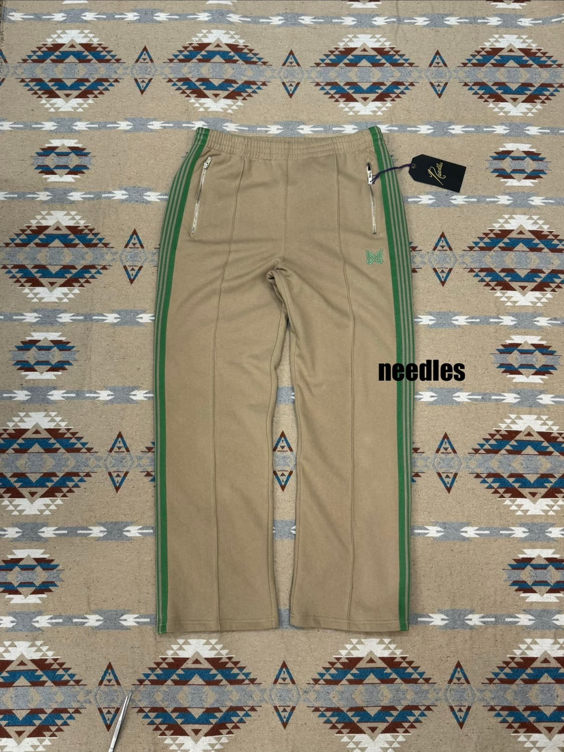 [L] 니들스 코튼 트랙팬츠 베이지 (누비앙 익스크루시브) 상품이미지1