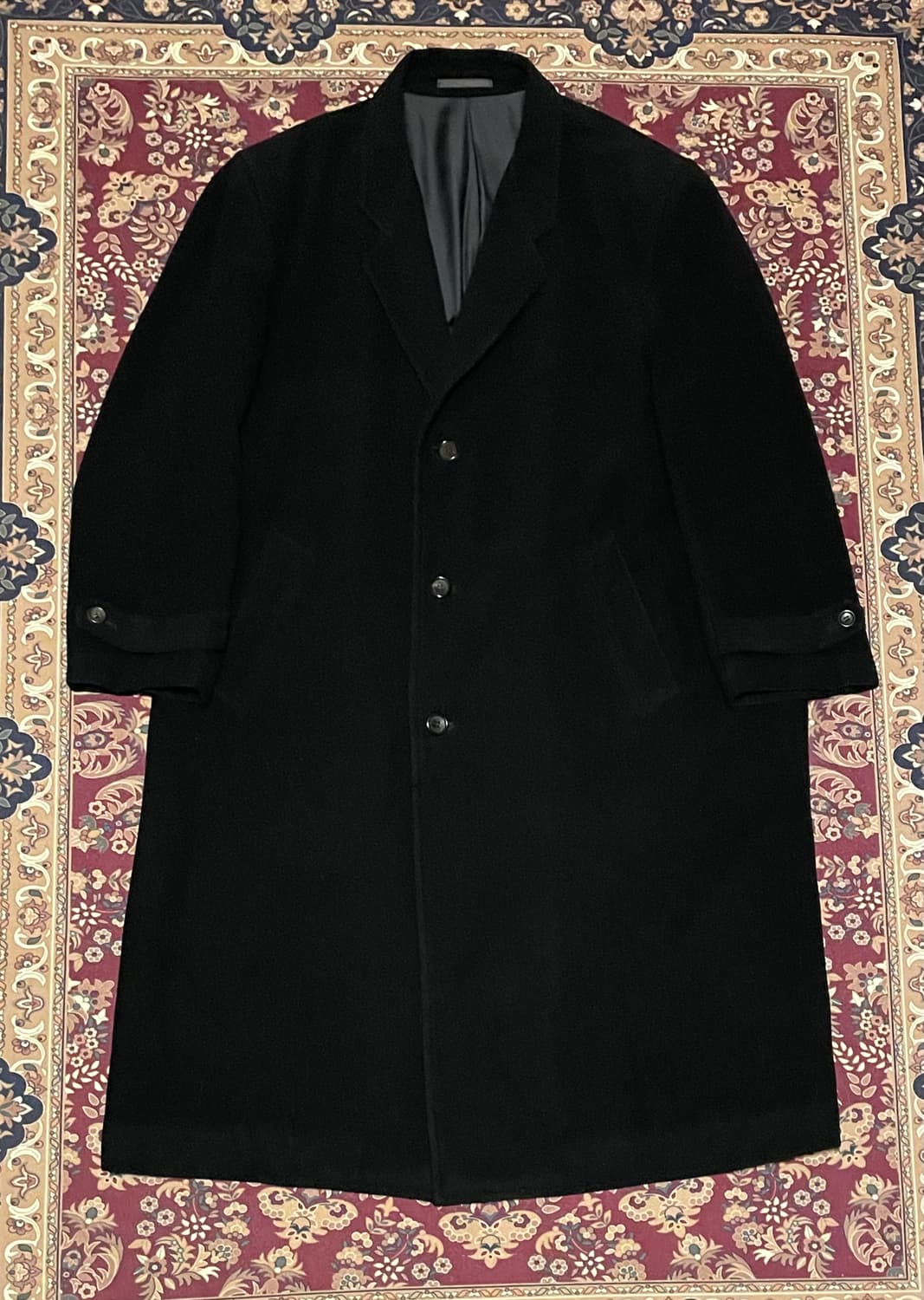 [M] 80’s 꼼데가르송 옴므 쓰리버튼 울 코트 AD1988 상품이미지1