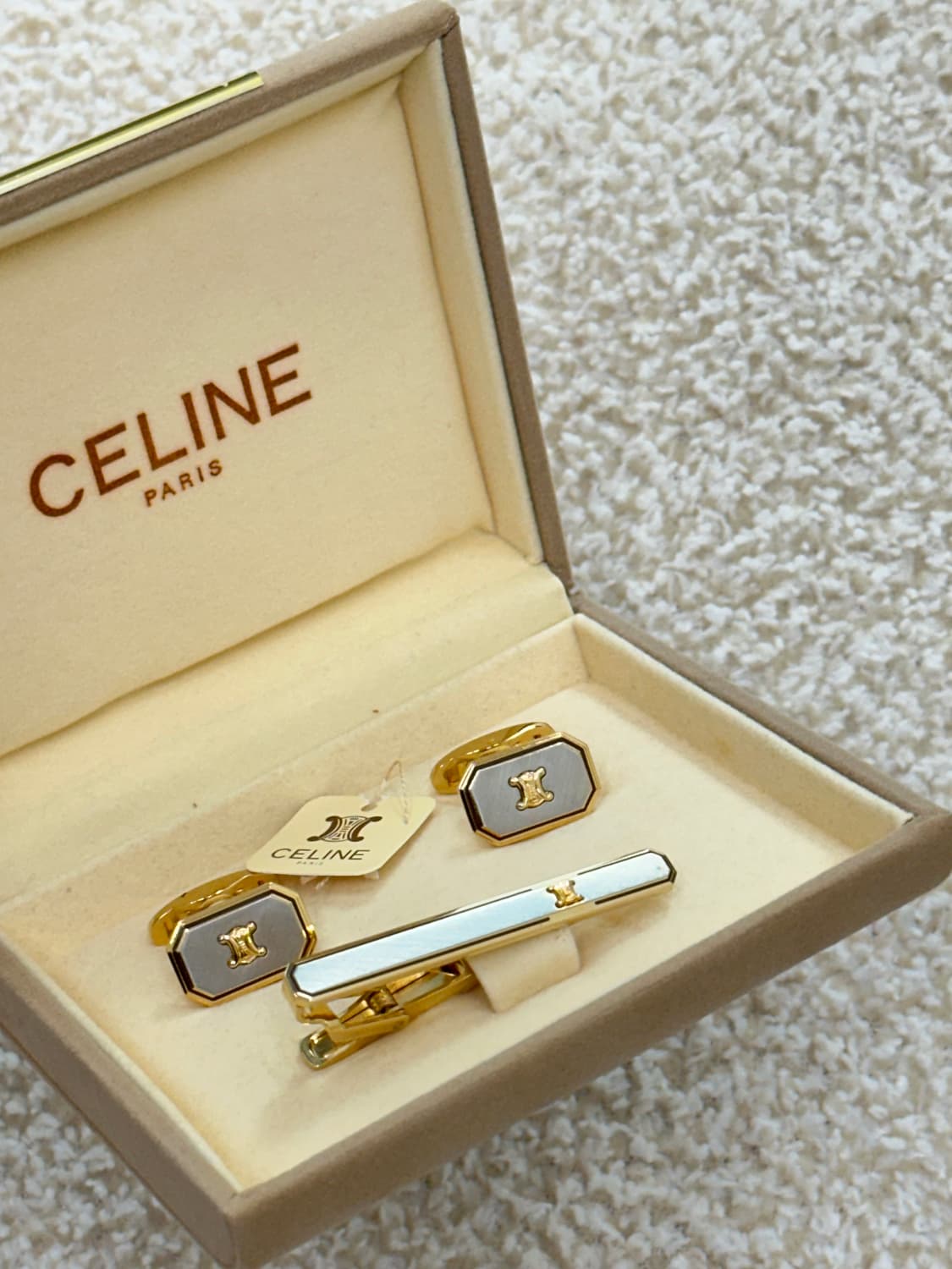 셀린느 넥타이핀+커프스링크 세트 상품이미지2