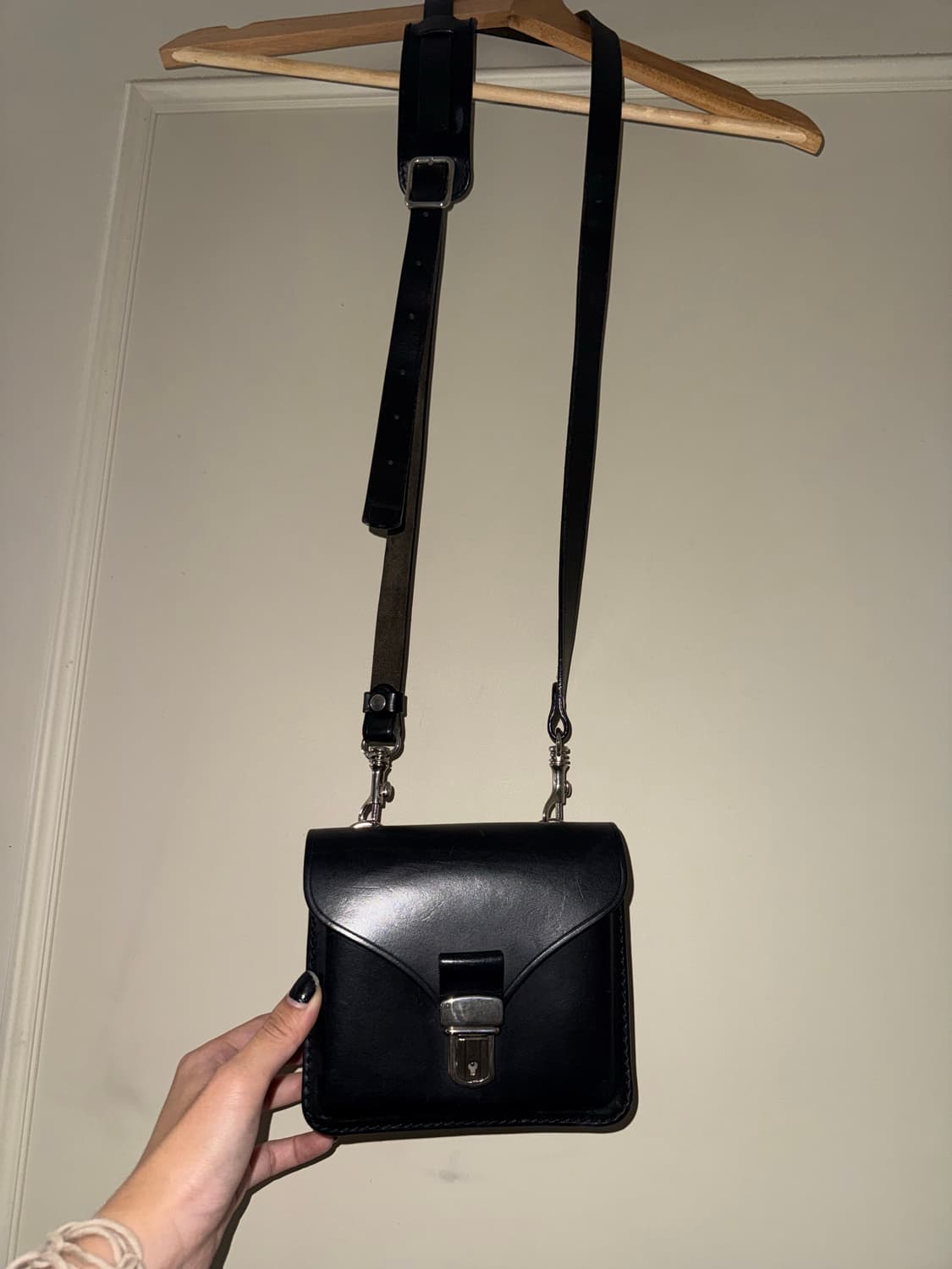 2000s CommedesGarcons mini leather bag 상품이미지7