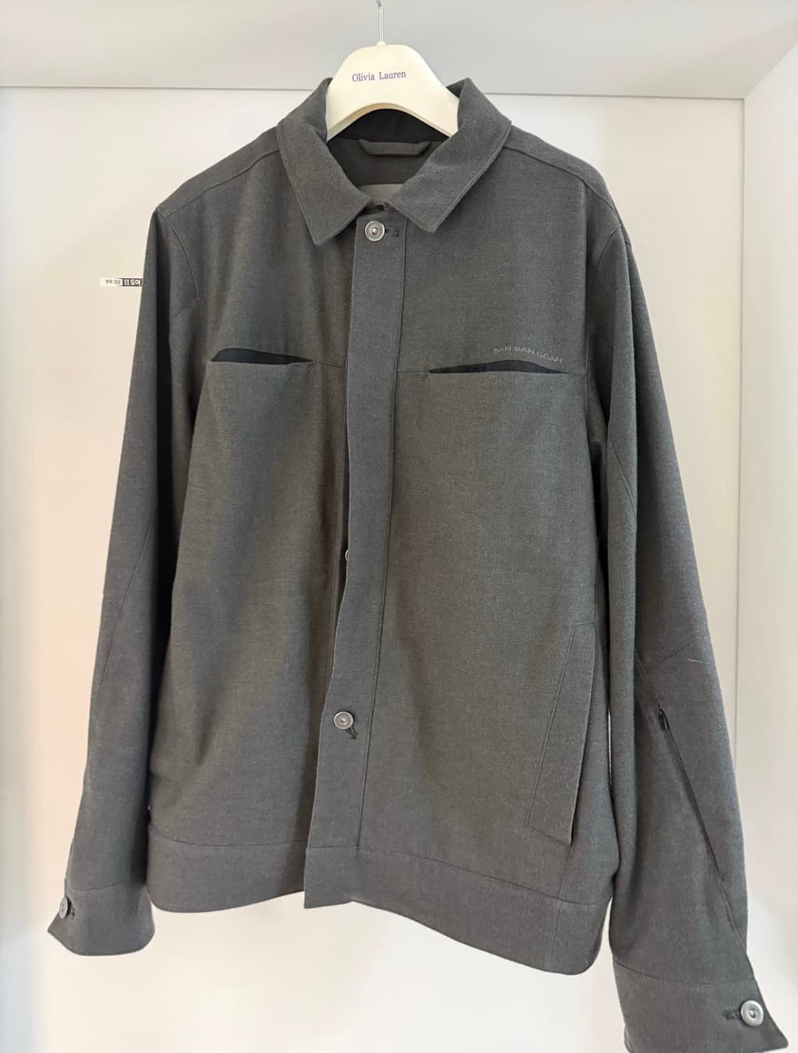 산산기어 트러커 자켓 차콜 상품이미지2