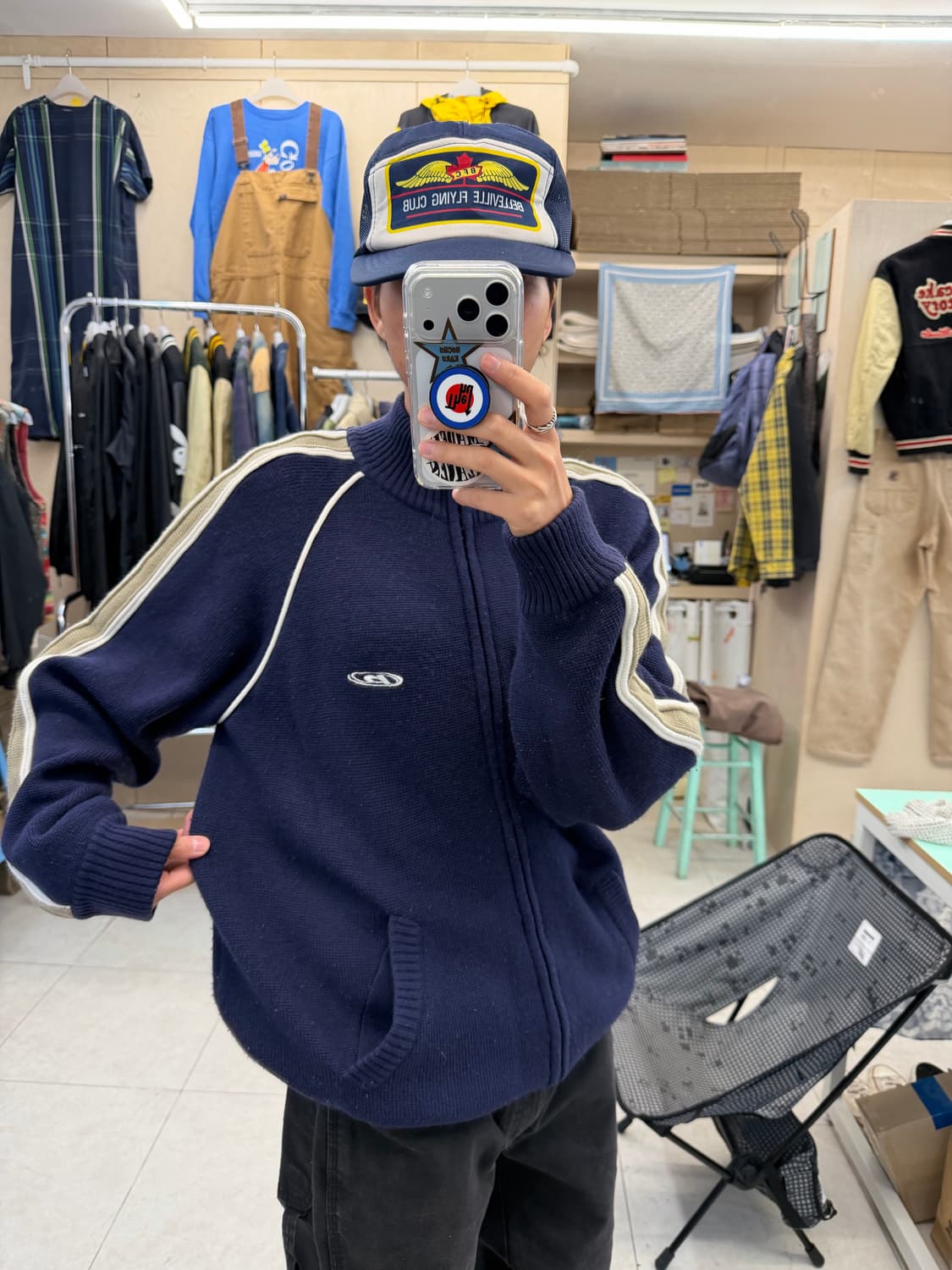 B ONE SOUL knit zipup 상품이미지1