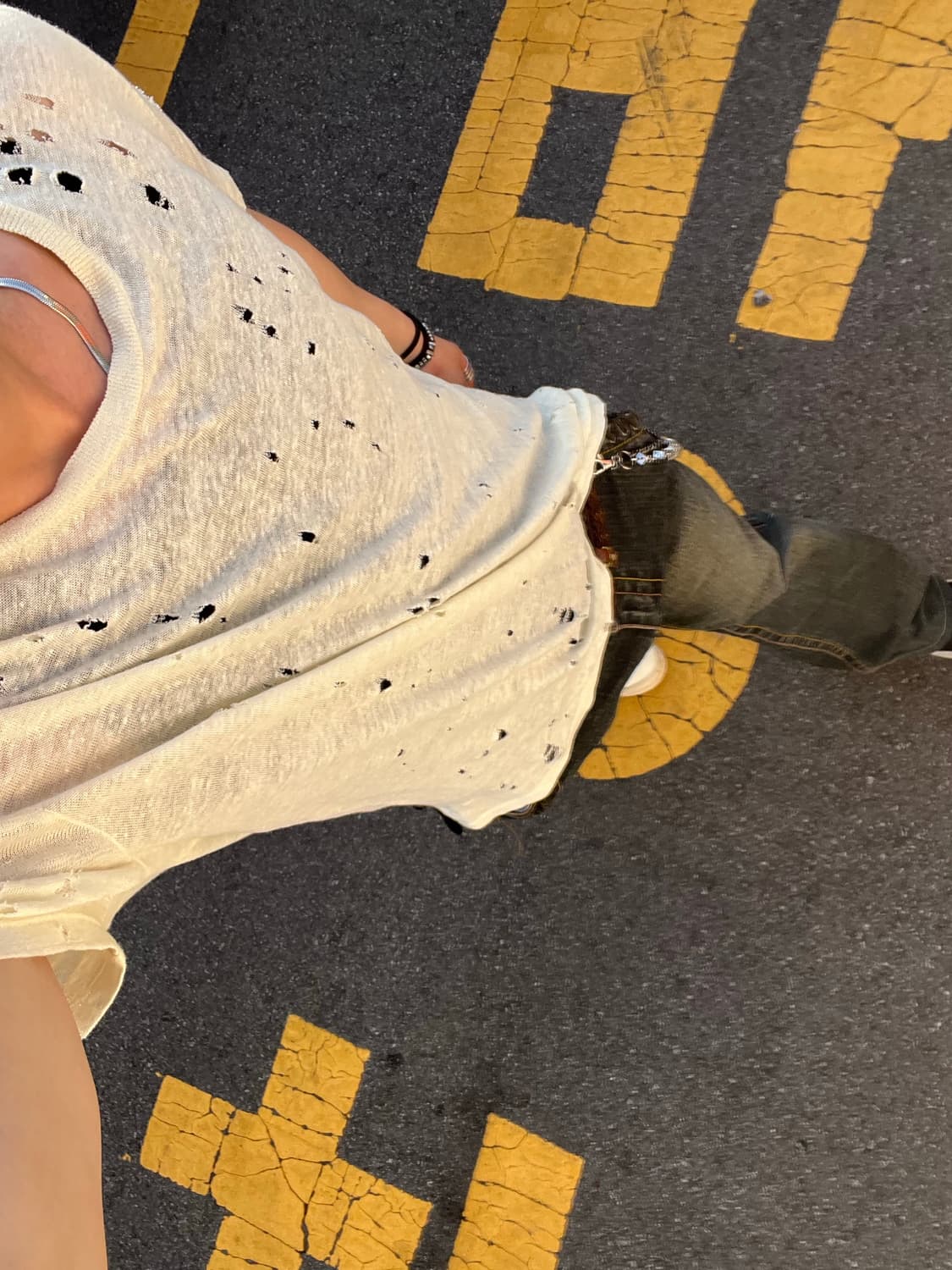 IRO 이로 디스트로이드 티셔츠 상품이미지3