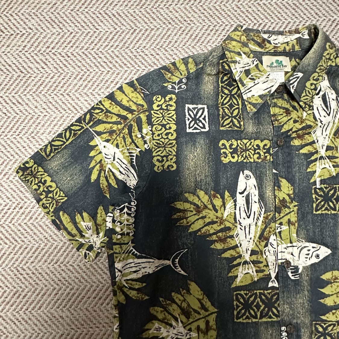 VINTAGE usa made hawaiian shirt 상품이미지3