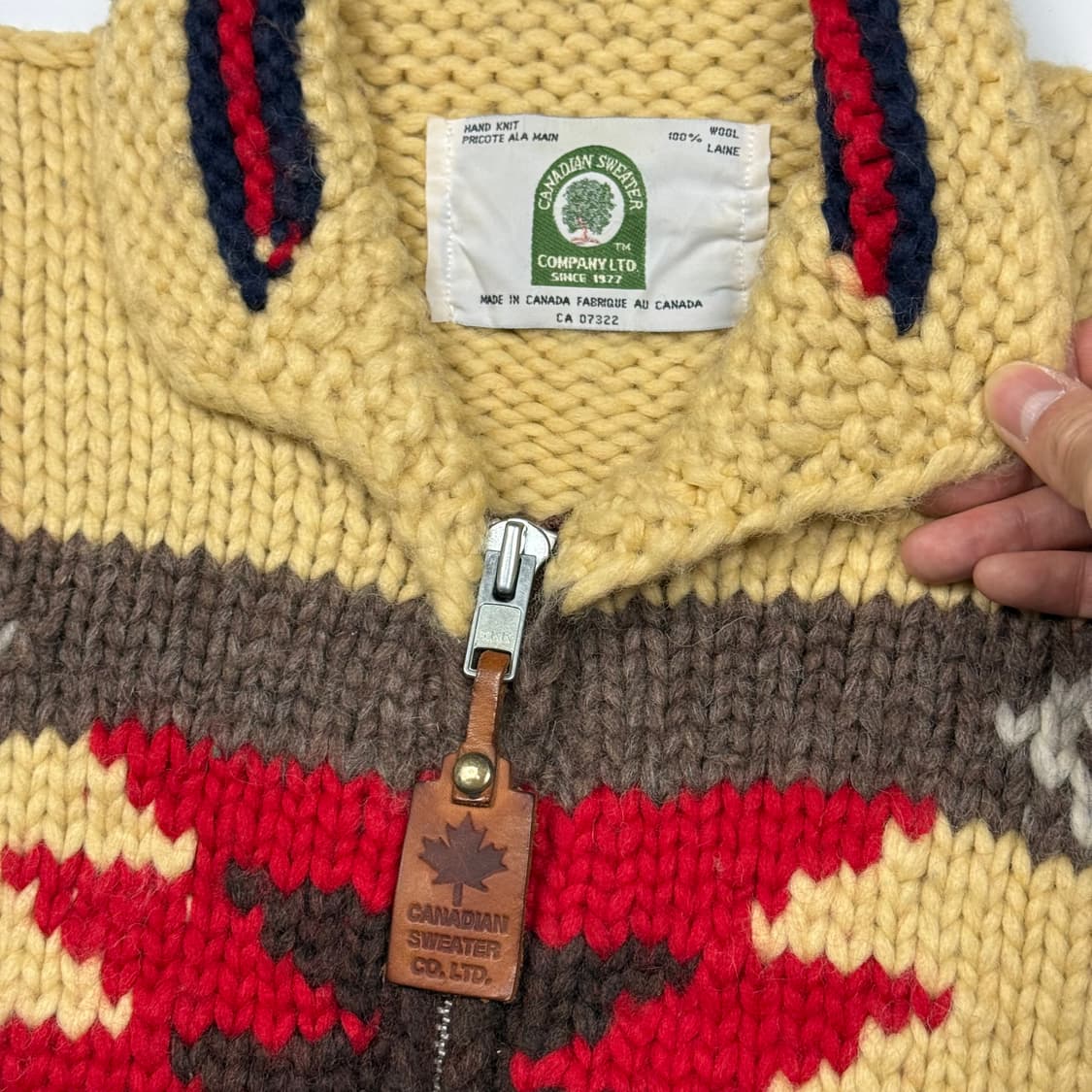 (105) 캐나다 나바호 코위찬 가디건 상품이미지6