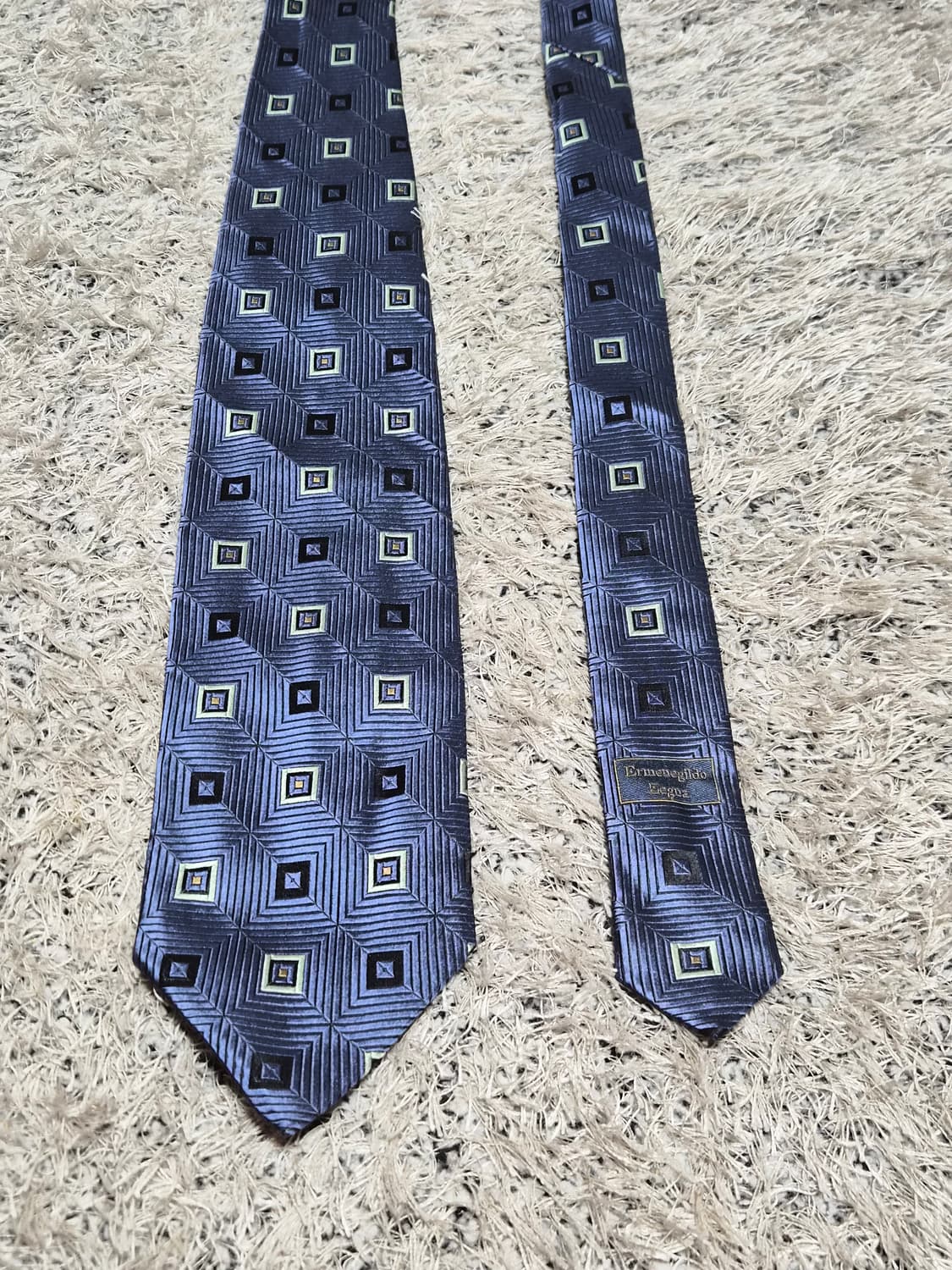 에르메네질도제냐Zegna 패턴 넥타이 Free - N76 상품이미지5